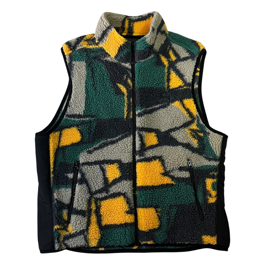 STÜSSY 스투시 블록 쉐르파 베스트 상품이미지1