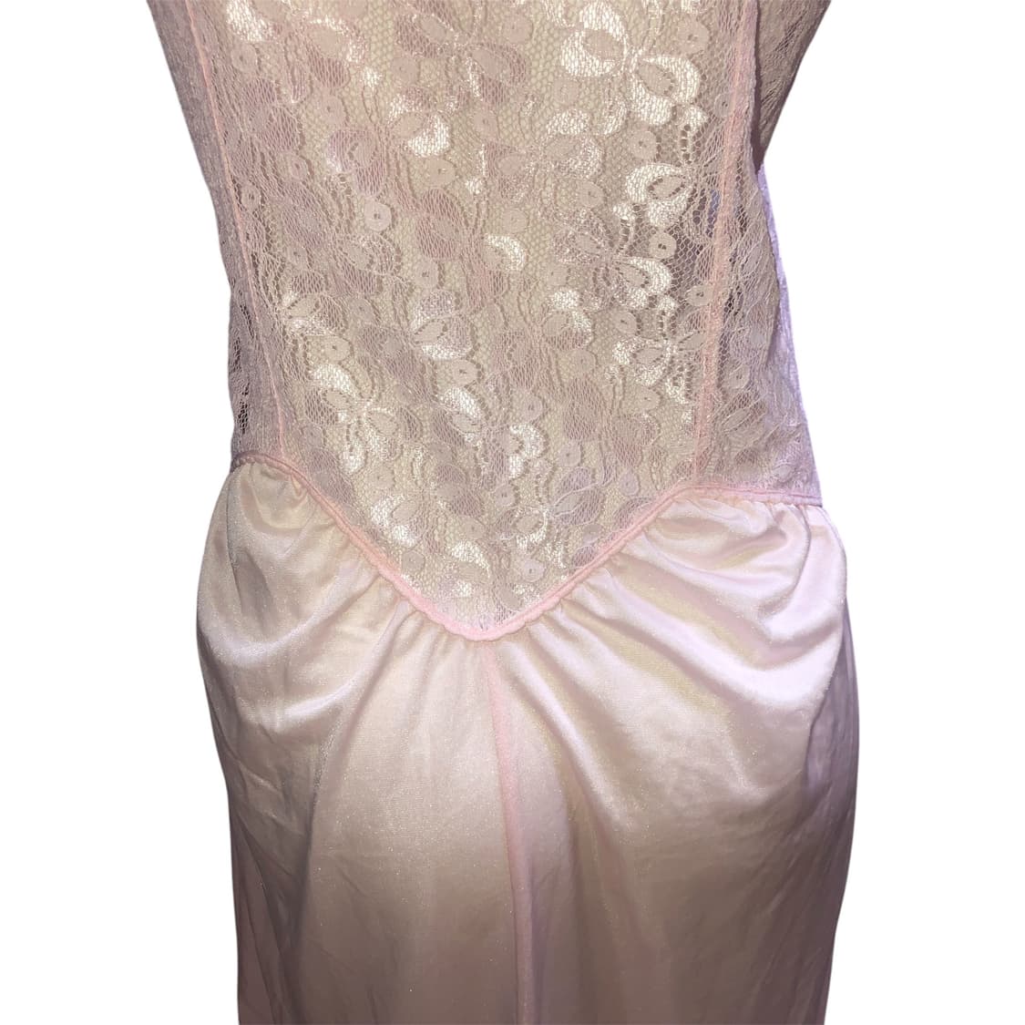 리본 레이스 진주 버튼 셔링 슬립 원피스 페어리 달천 상품이미지4