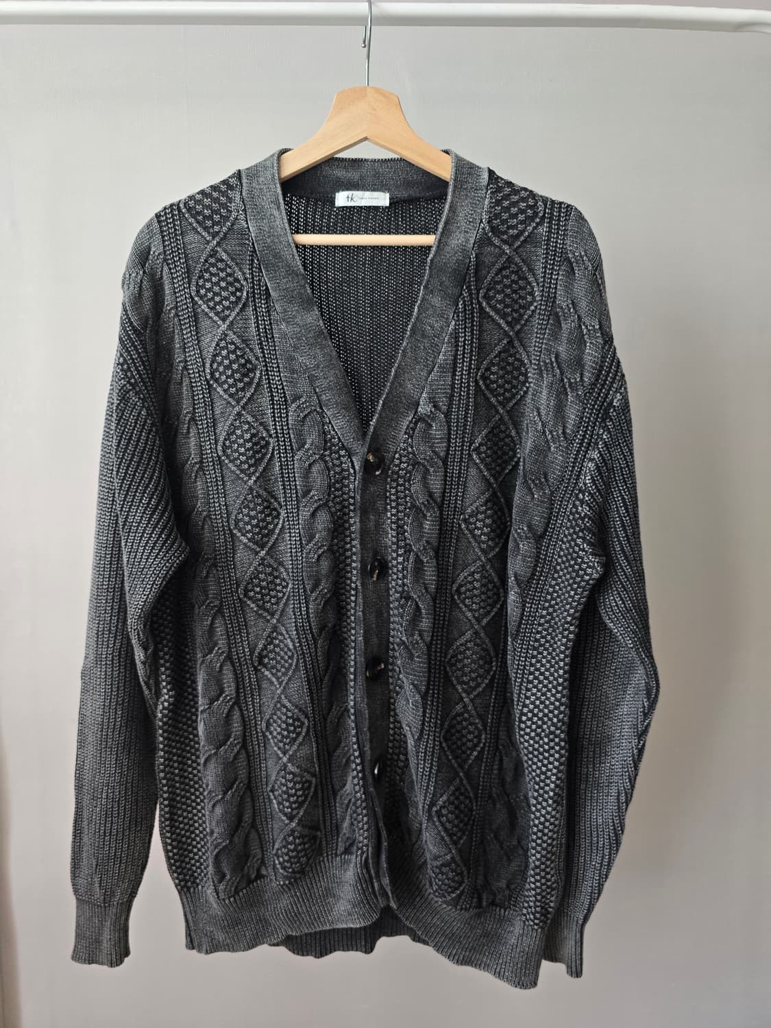 타케오 키쿠치 tk 빈티지 케이블 니트 가디건 상품이미지4