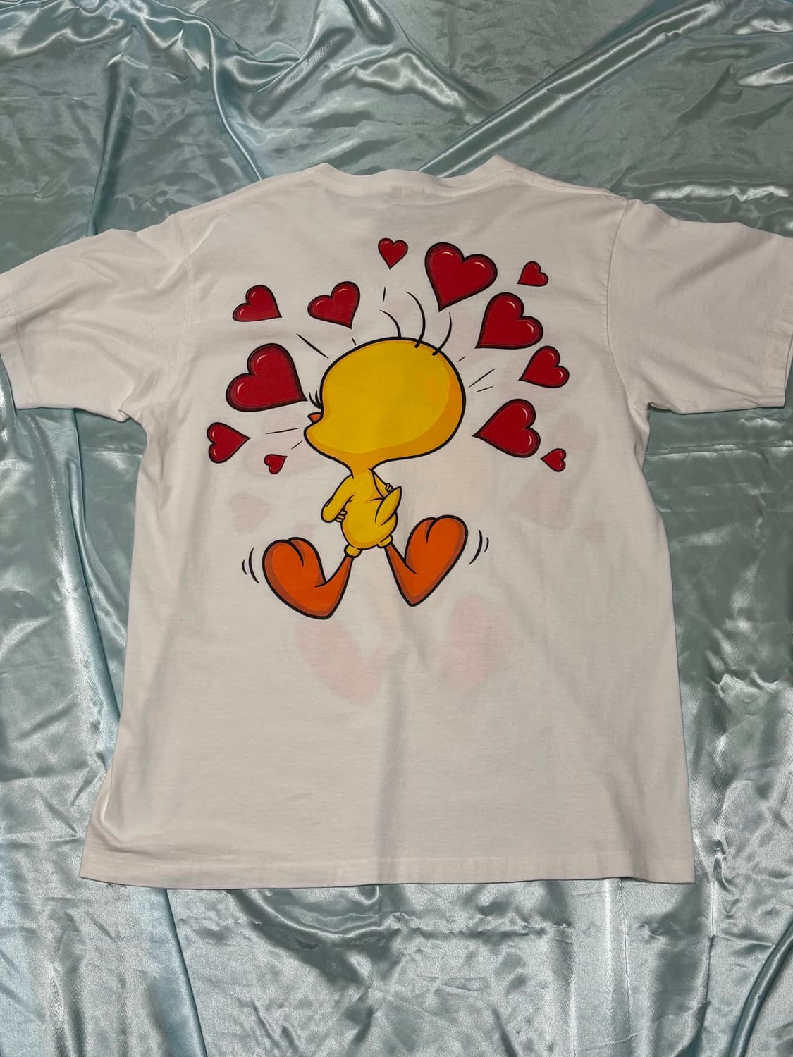 90s USA Tweety 트위티 루니툰즈 빈티지 티셔츠 상품이미지5