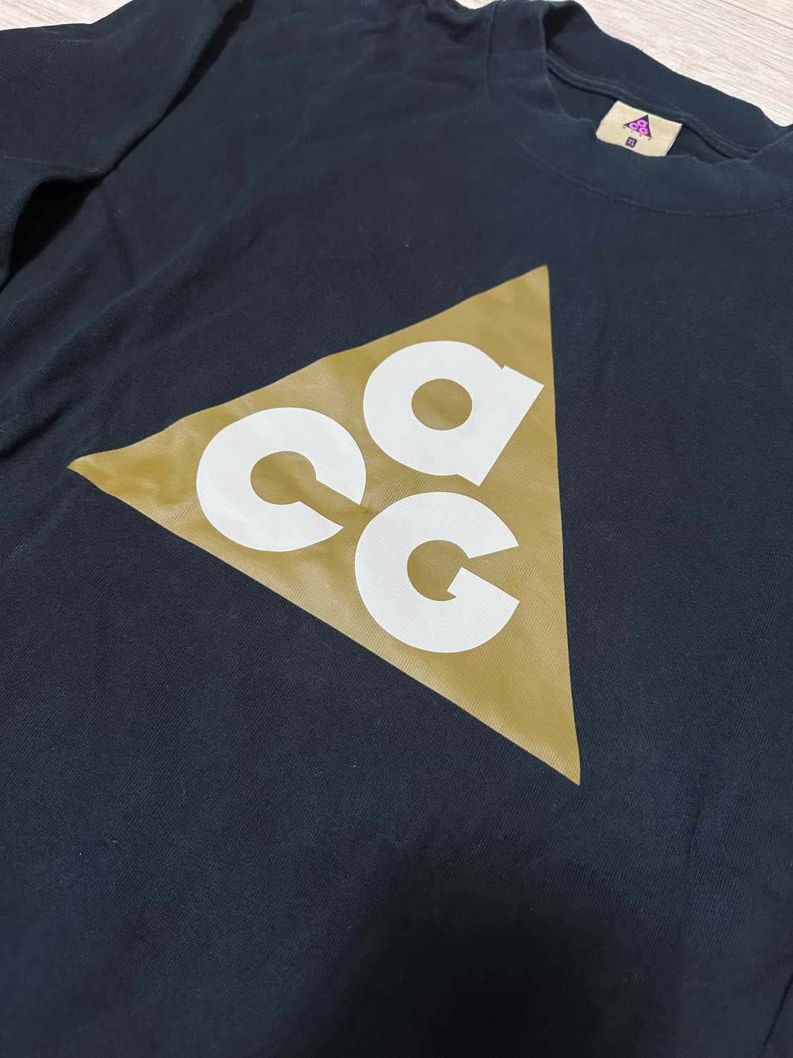 [XL:US]나이키 ACG 롱슬리브 로고 티셔츠 블랙 상품이미지5