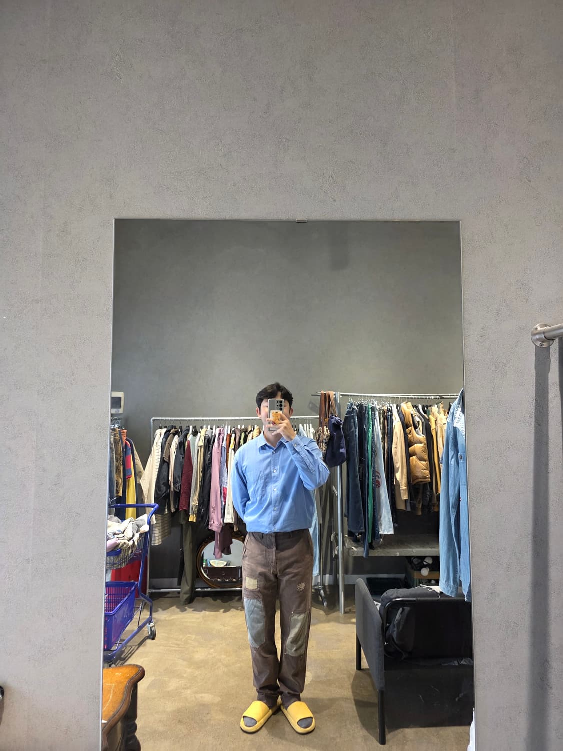 캐피탈 패치워크 코튼팬츠 상품이미지7