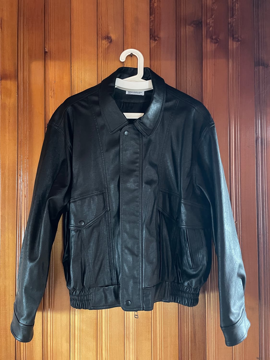 파르티멘토 비건레더 보머 자켓 상품이미지1