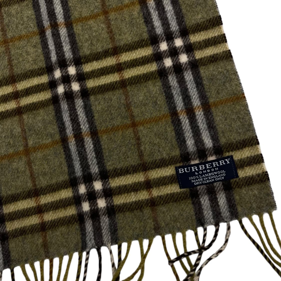 버버리 그린 노바체크 램스울 머플러 상품이미지5