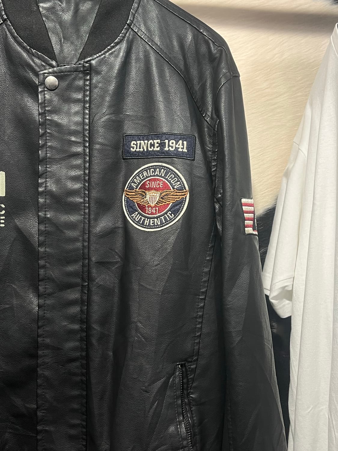 레더 Ma-1 자켓 상품이미지4