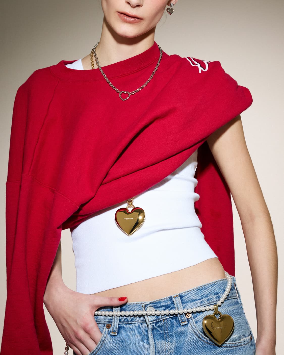 Numbering #5000 Heart Micro Bag (Chain S 상품이미지1