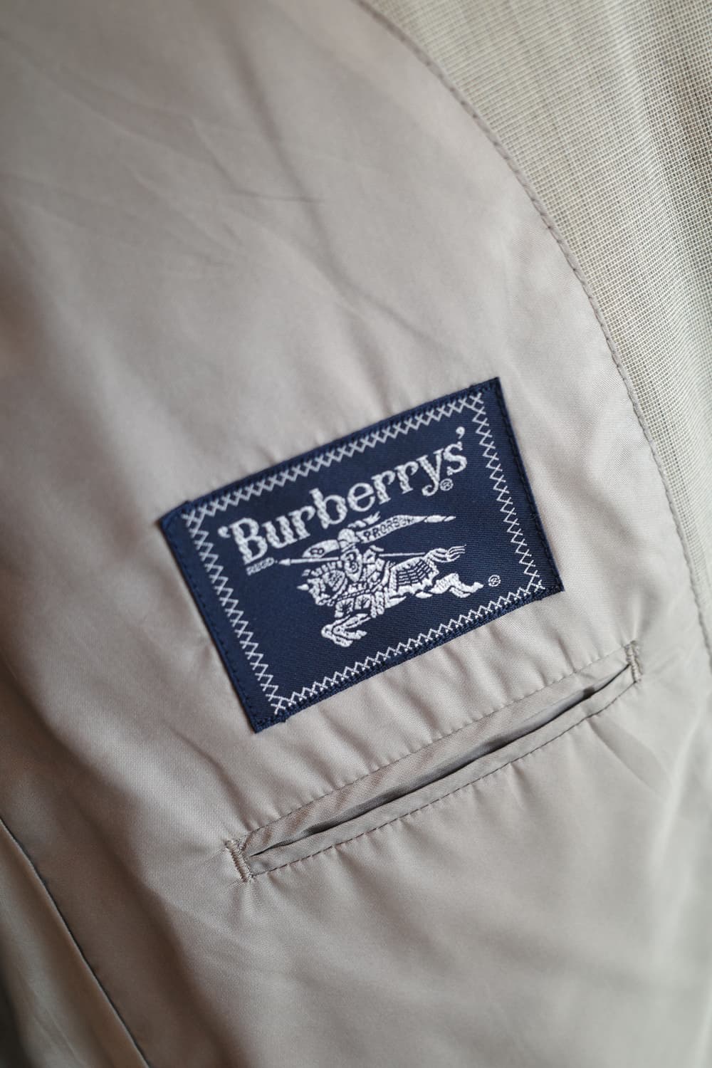 90s Burberry 버버리 올드모델 울 자켓  상품이미지4