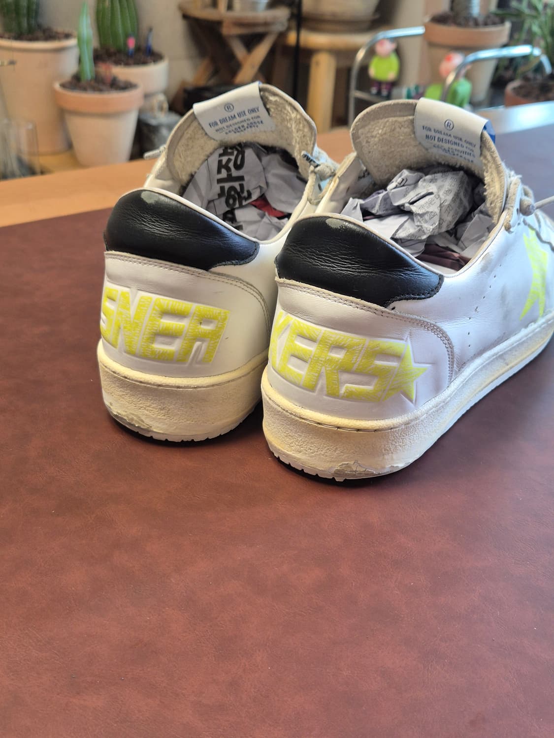 바닥보강했어요 280-285(44) 정품 골든구스 볼스타 스니커즈 상품이미지4