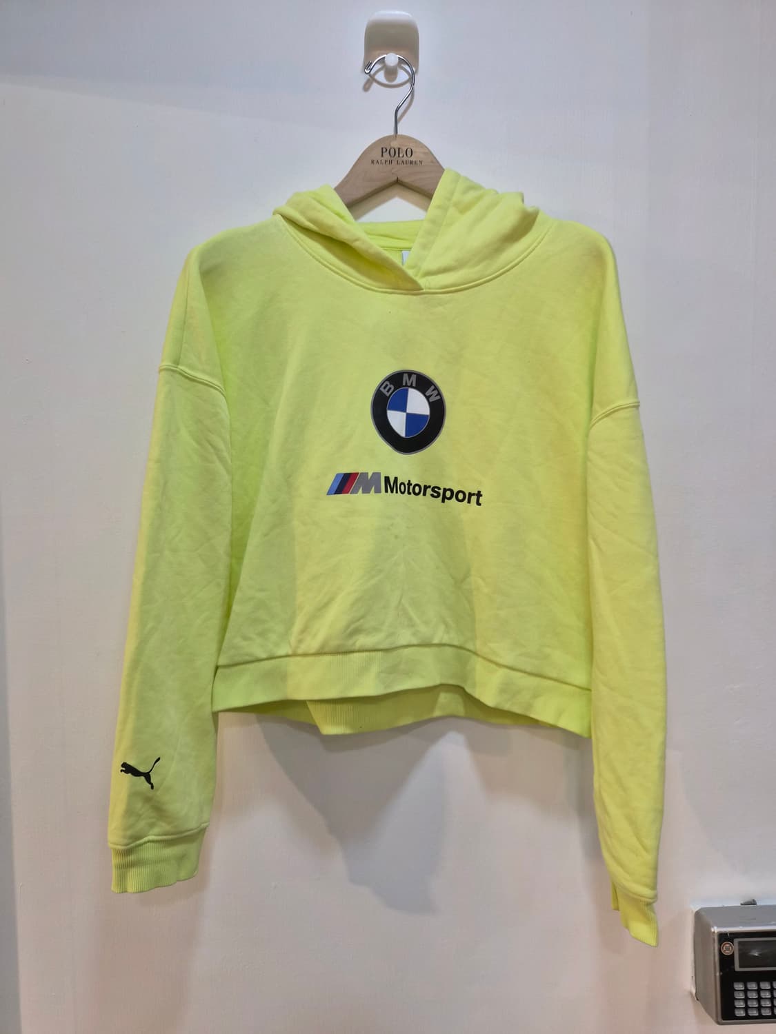 우먼 M) PUMA x BMW 크롭 후드 팝니다 상품이미지1