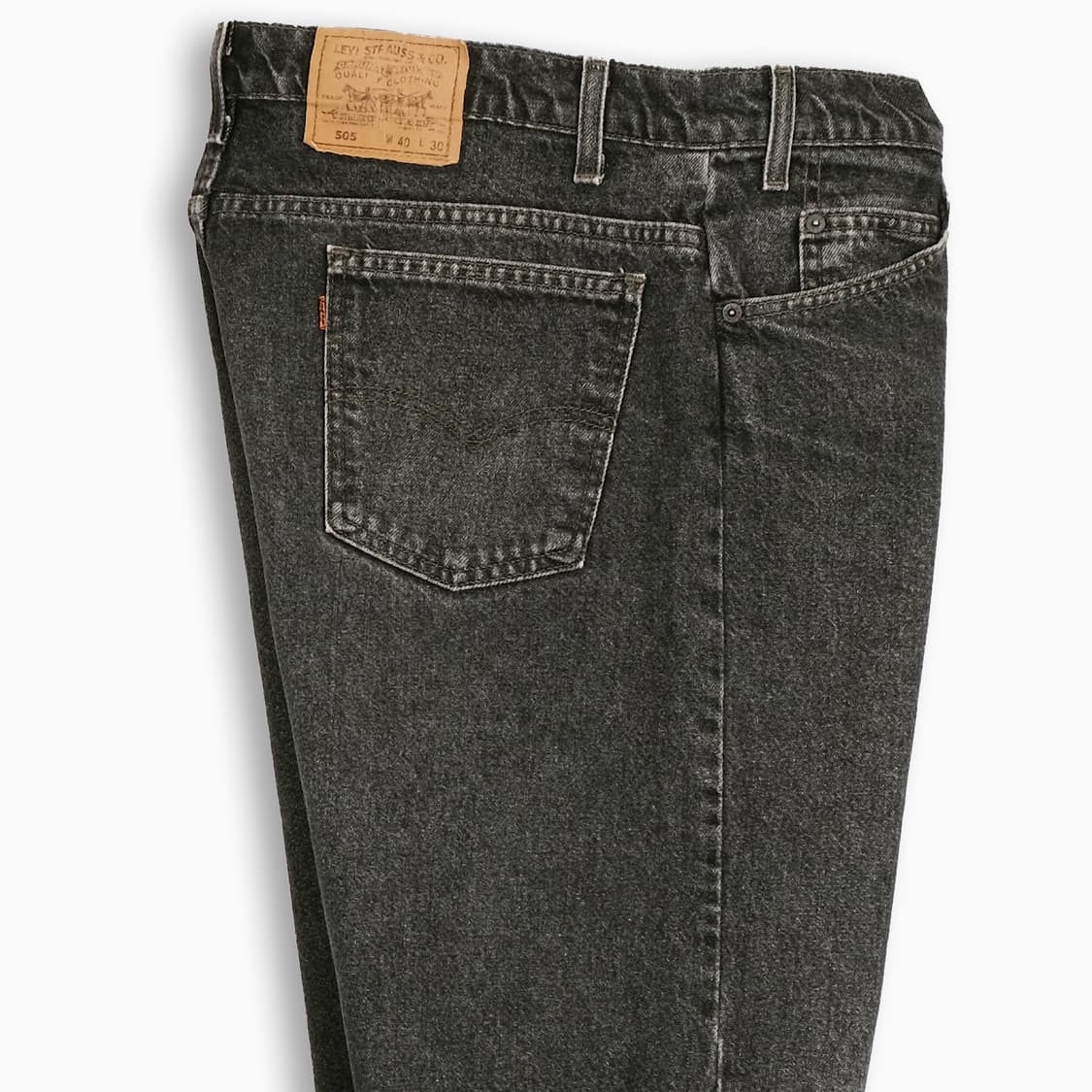 리바이스 505 오렌지탭 흑청 블랙진 90sUSA OR5054039 상품이미지5