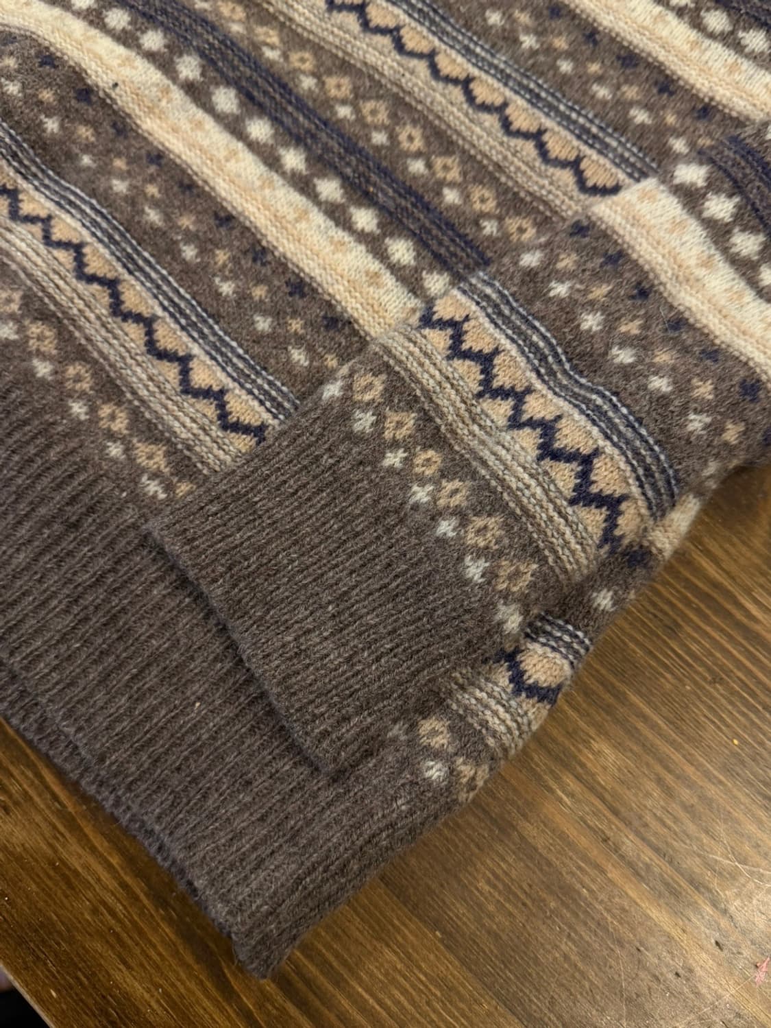 유나이티드 애로우 페어아일 니트 55~66 상품이미지7