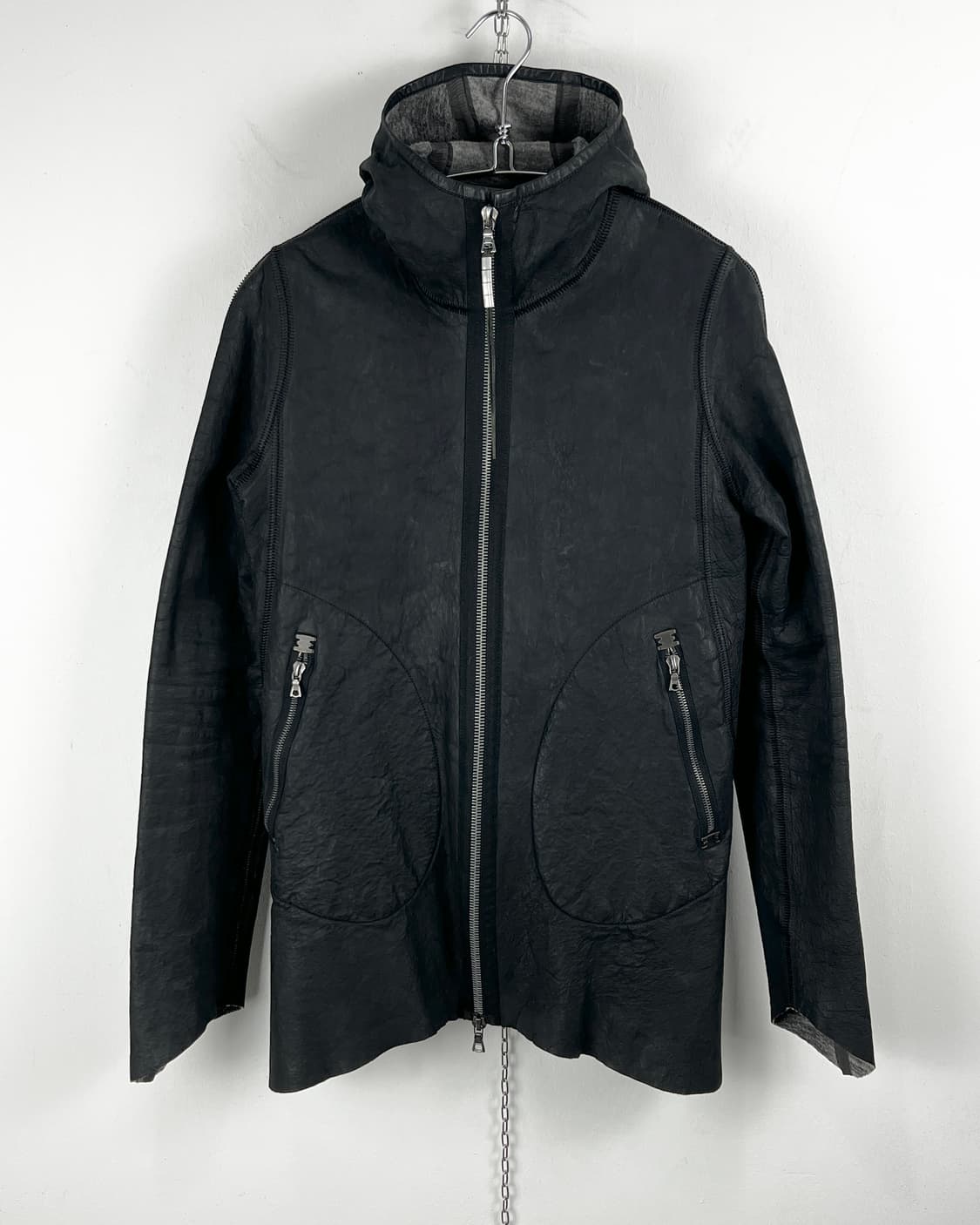 ISAAC SELLAM LAMBSKIN LEATHER JACKET 상품이미지5