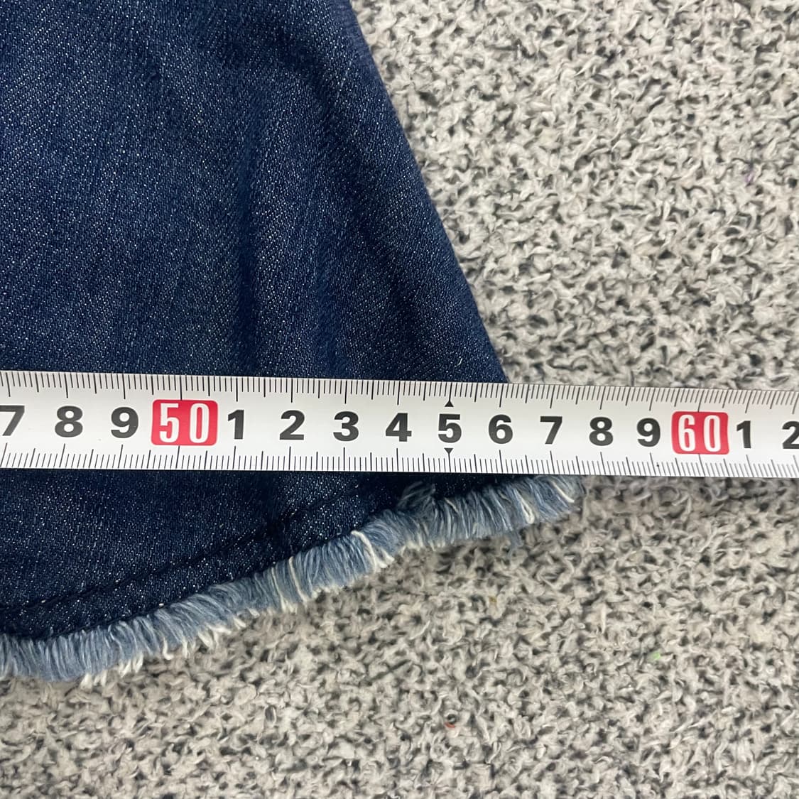 70 잇미샤 반에이크 데님 스커트 0210S 상품이미지6