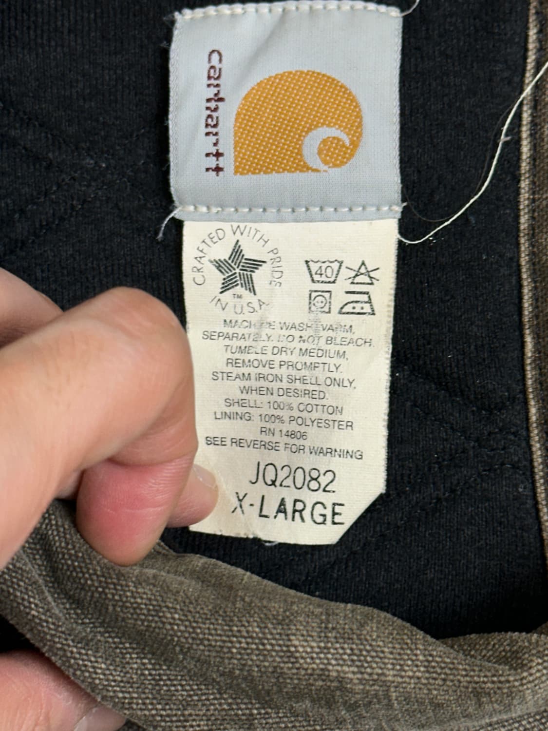 90's USA OG 칼하트 JQ2082 산타페 자켓 칼하트 디트로이트 상품이미지9