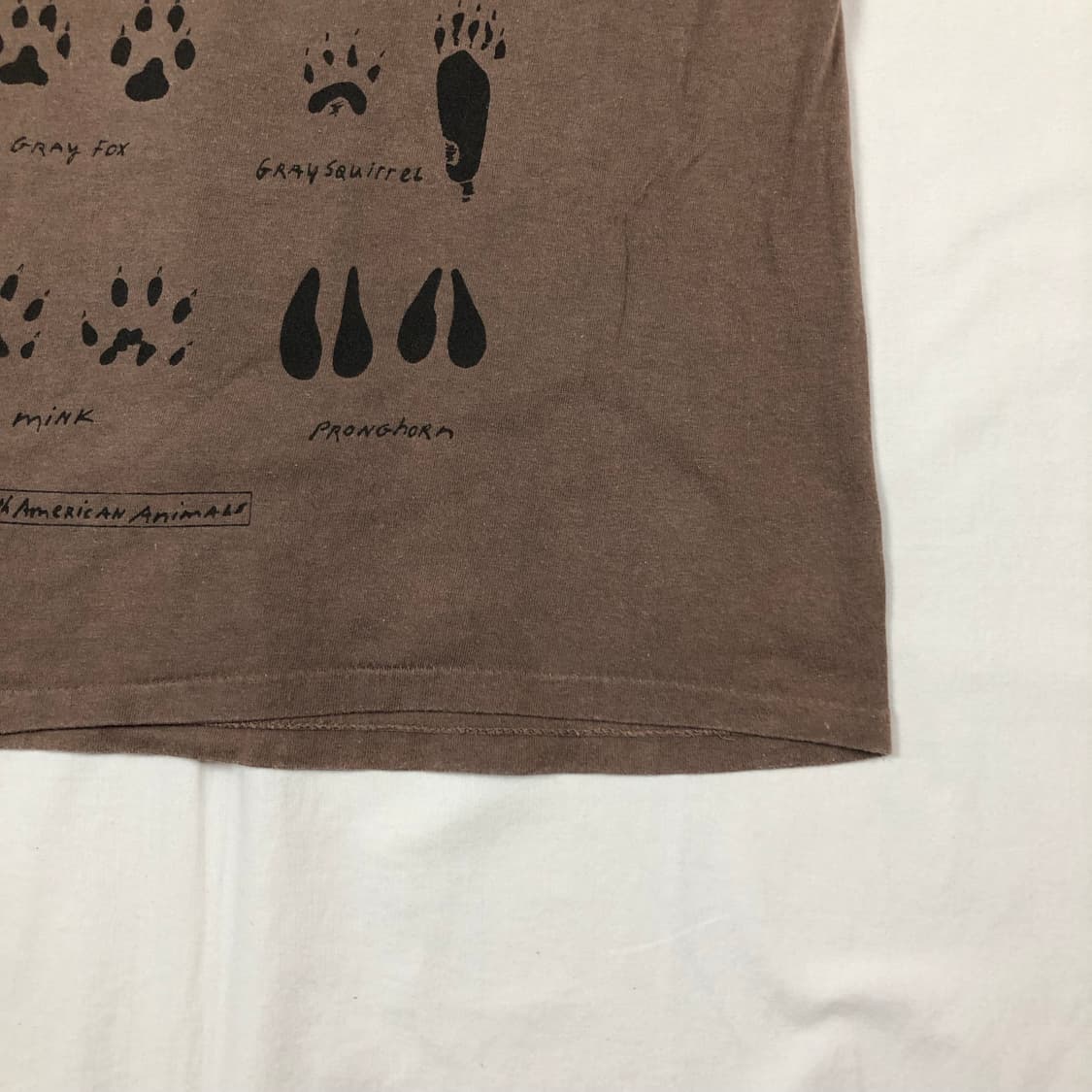 90s 풋 foot 프린트 반팔티셔츠 상품이미지5