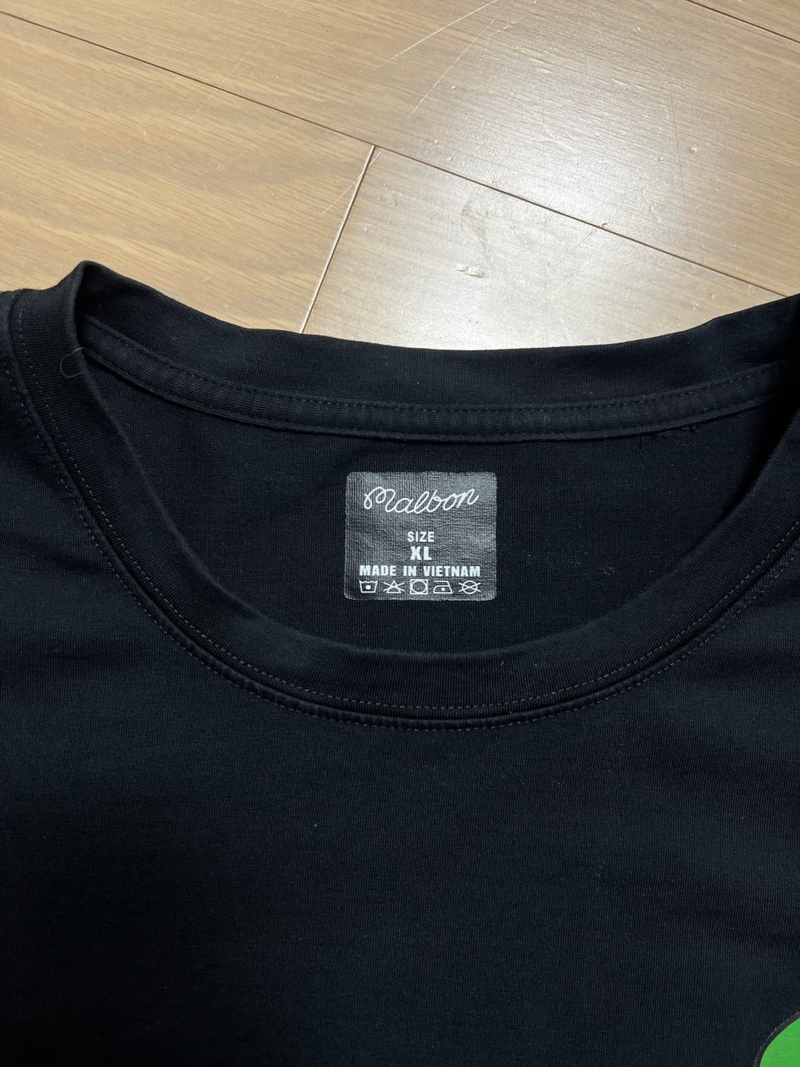 Malbon Golf 버킷 로고 티셔츠 블랙 XL 상품이미지3