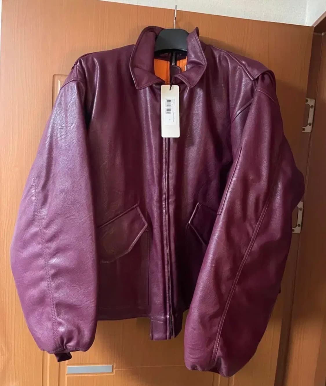 (di)vision 봄버 자켓 버건디 L사이즈 상품이미지1