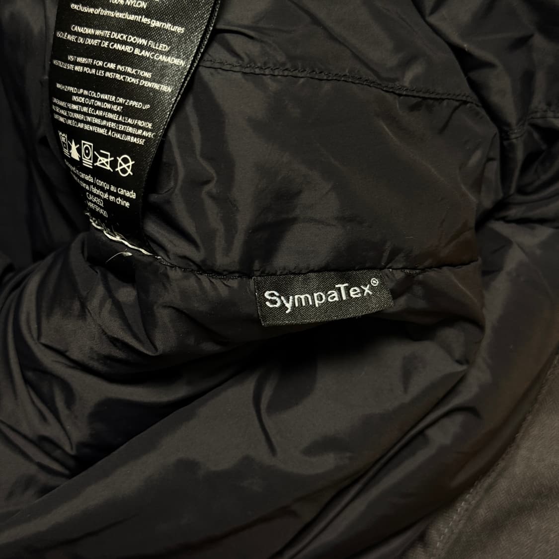 NOBIS 노비스 쉘비 심파텍스 블랙 패딩 m 상품이미지9