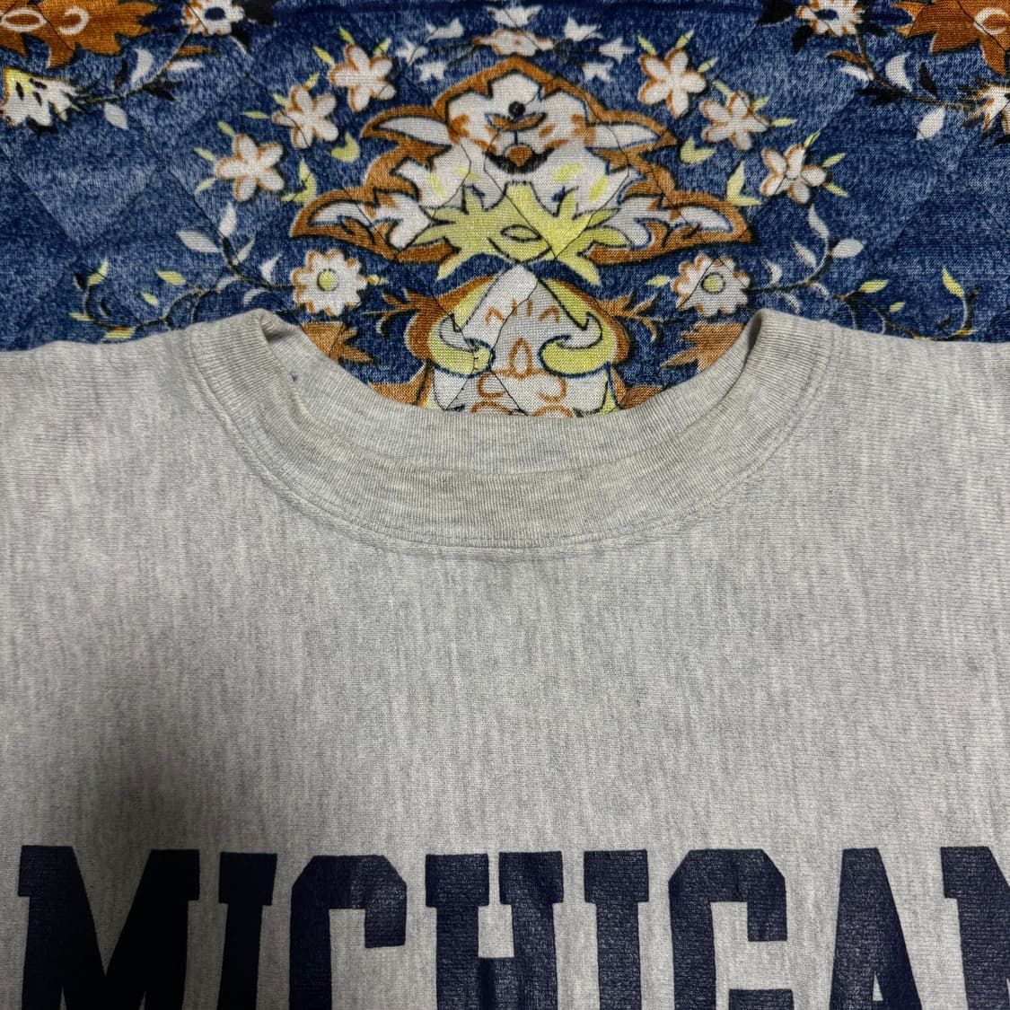 빈티지 8-90s 챔피온 리버스위브 그레이 스웻셔츠 상품이미지4