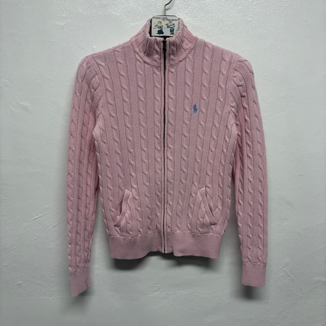 폴로 랄프로렌 케이블 니트 집업 상품이미지1