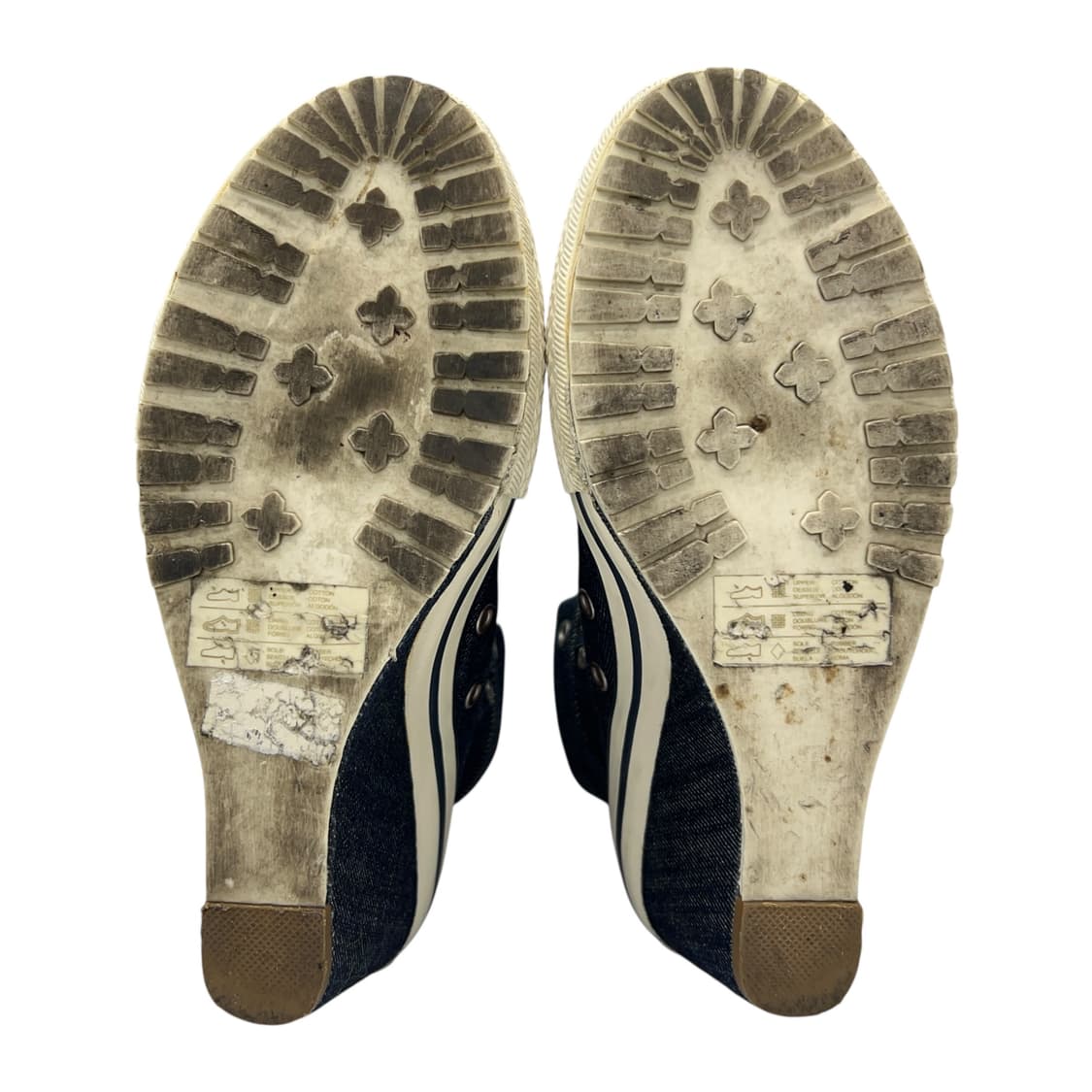 240 W Vtg 디젤 웨지힐 데님 스니커즈 상품이미지6