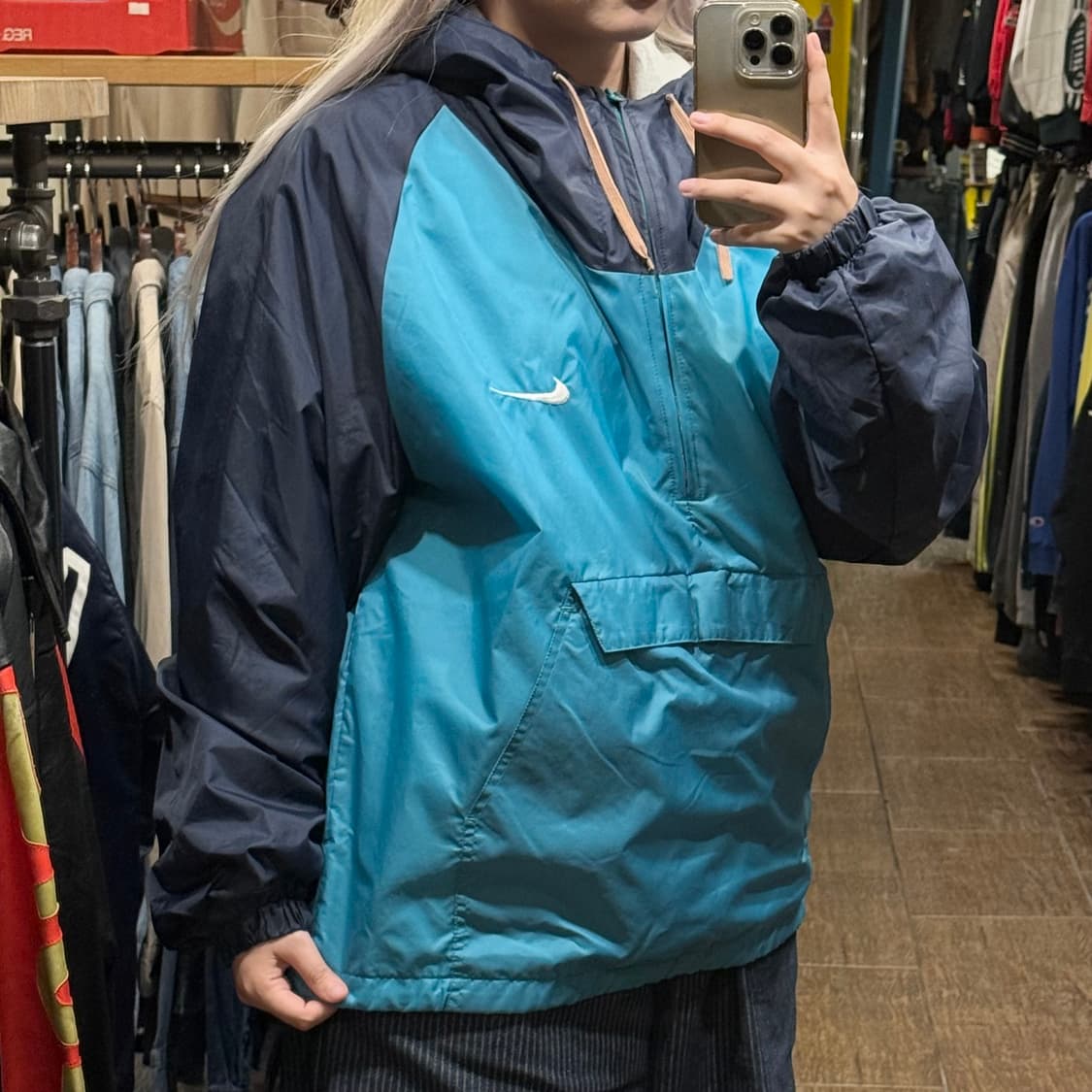 [HI] 나이키 바람막이 네이비 블루  상품이미지3