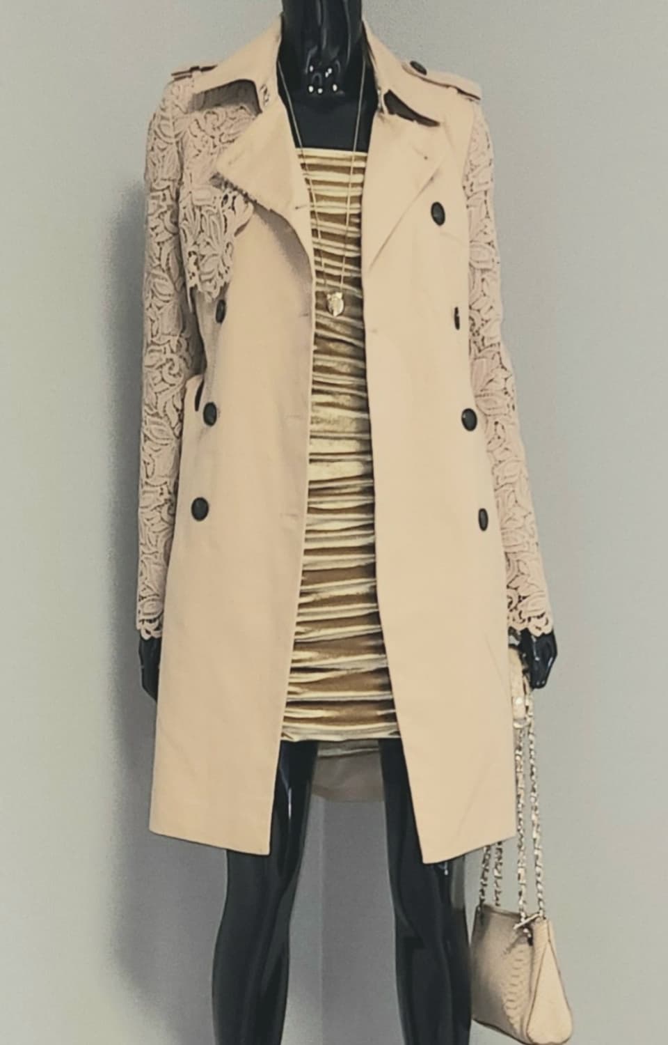 레이스 트렌치코트  상품이미지4