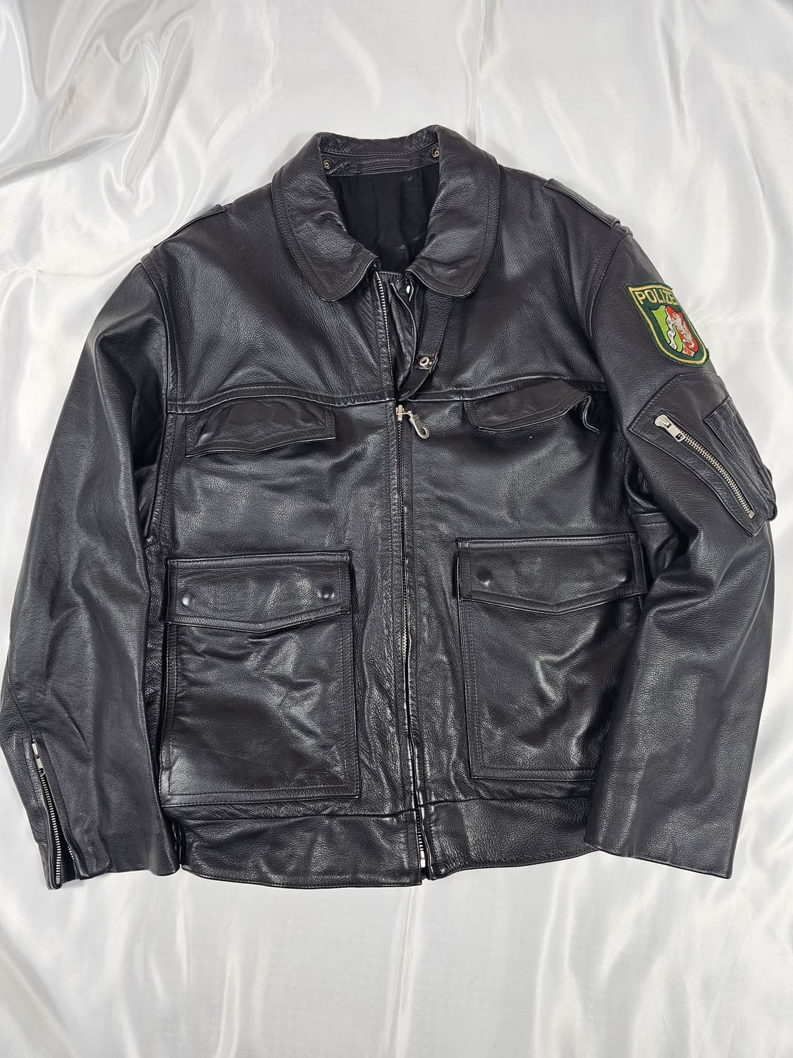 독일경찰가죽자켓 상품이미지1