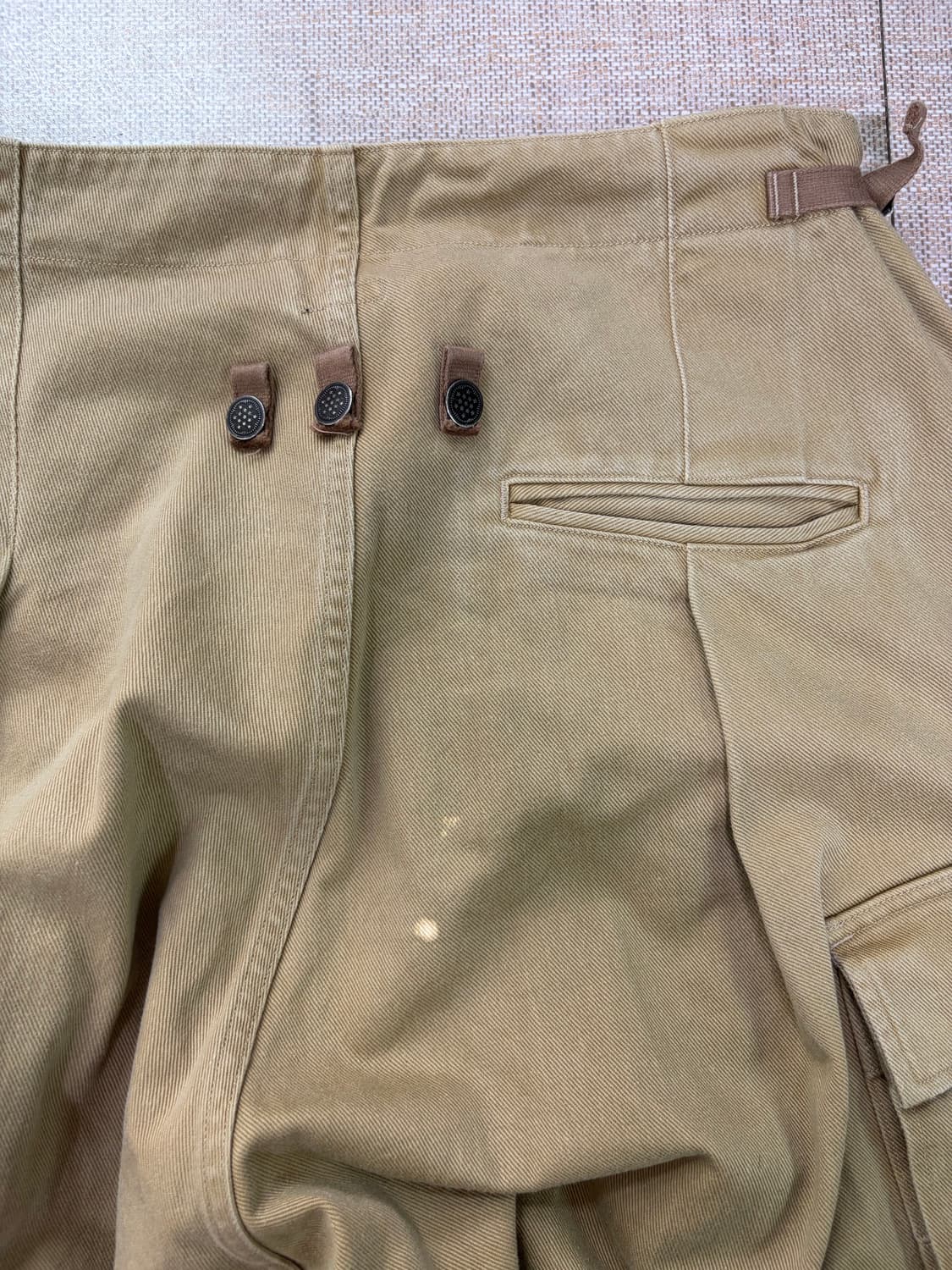 캐피탈 헤비 드릴 점보 카고 팬츠 베이지 2 사이즈 상품이미지7