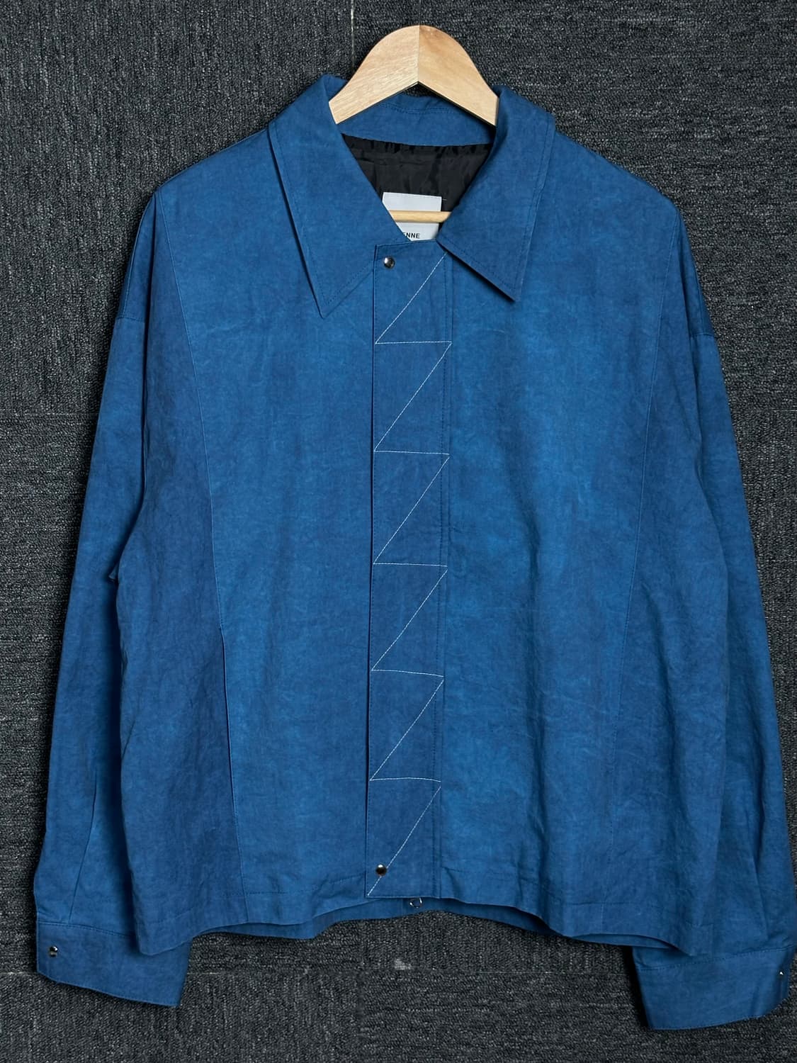 SENNE 블루 린넨 셔츠 자켓 상품이미지1