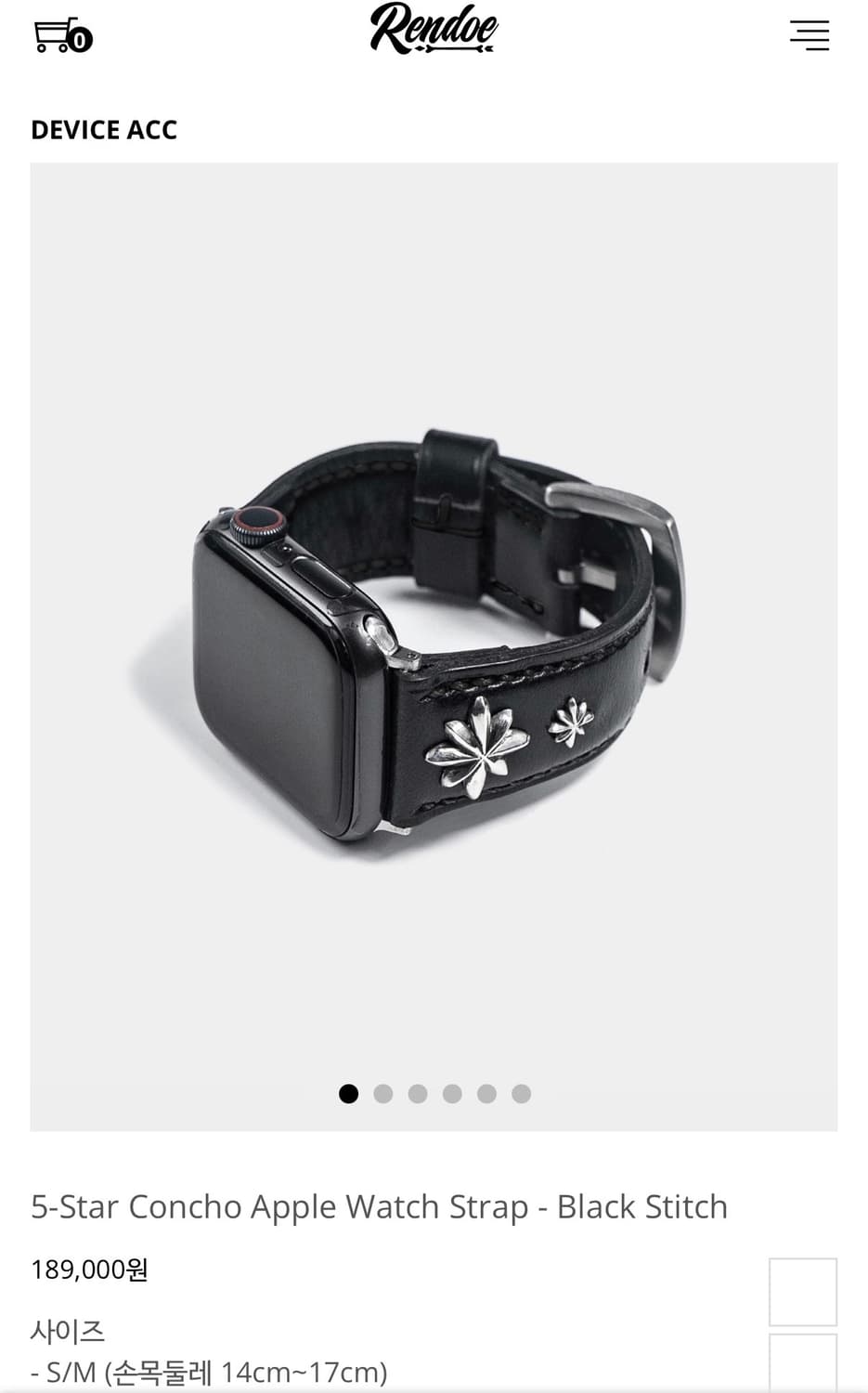 구매) 렌도 애플워치 스트랩 (S/M 사이즈) 45mm  상품이미지2