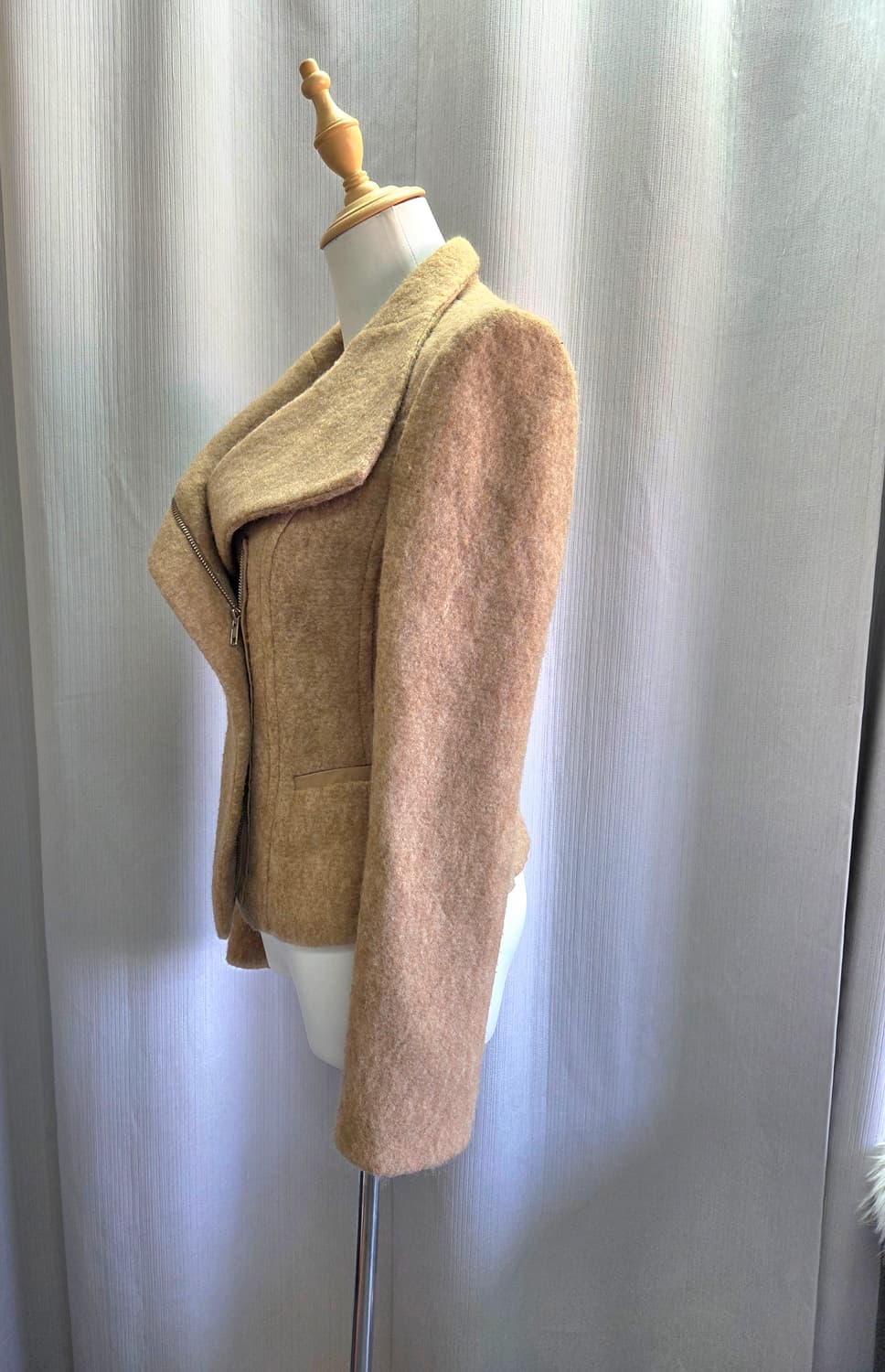 TIME 모 자켓 베이지S #  상품이미지4