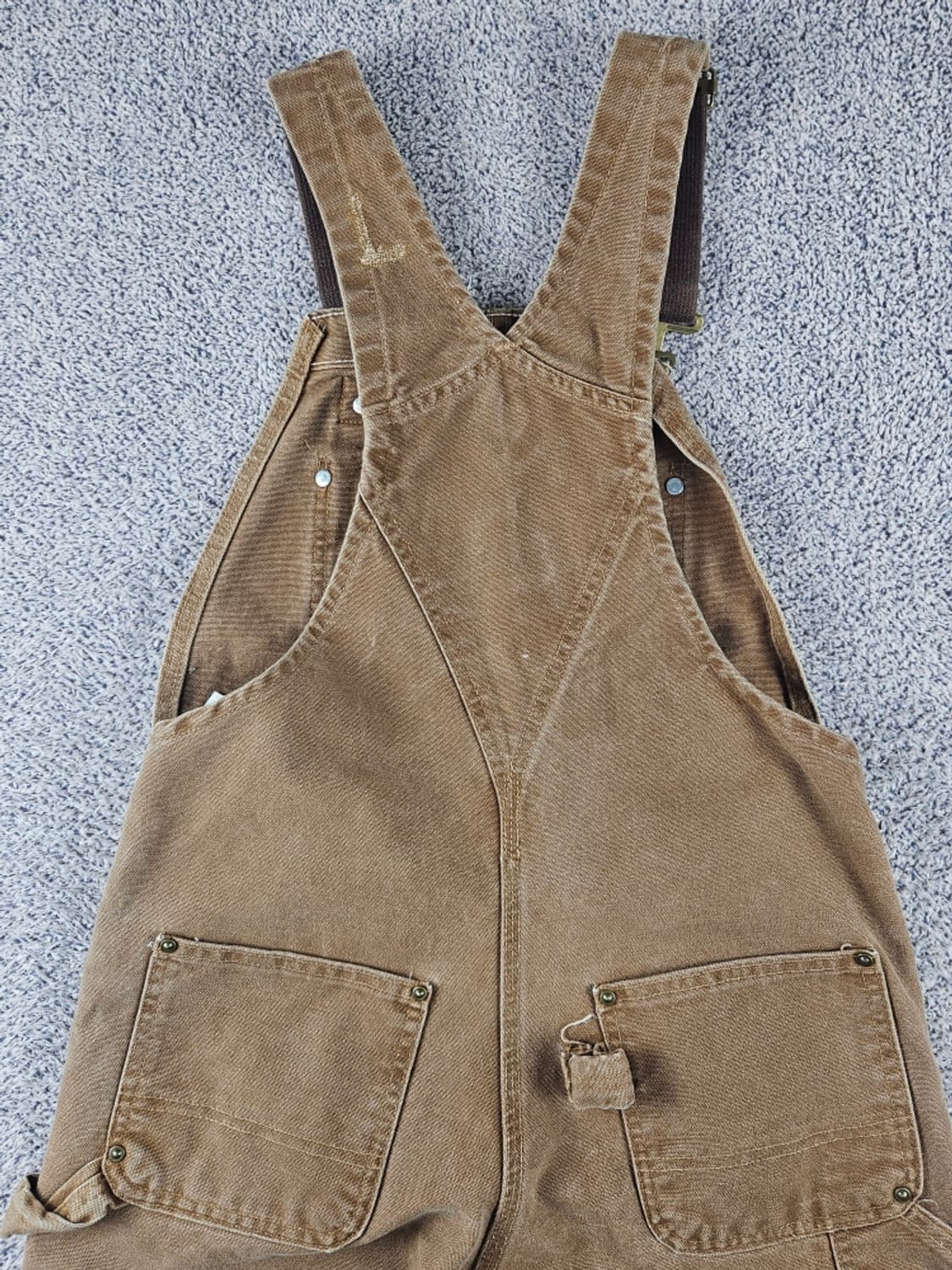 칼하트 R06 덕 캔버스 더블니 오버롤 슈트 (30X30) / 10924 상품이미지8