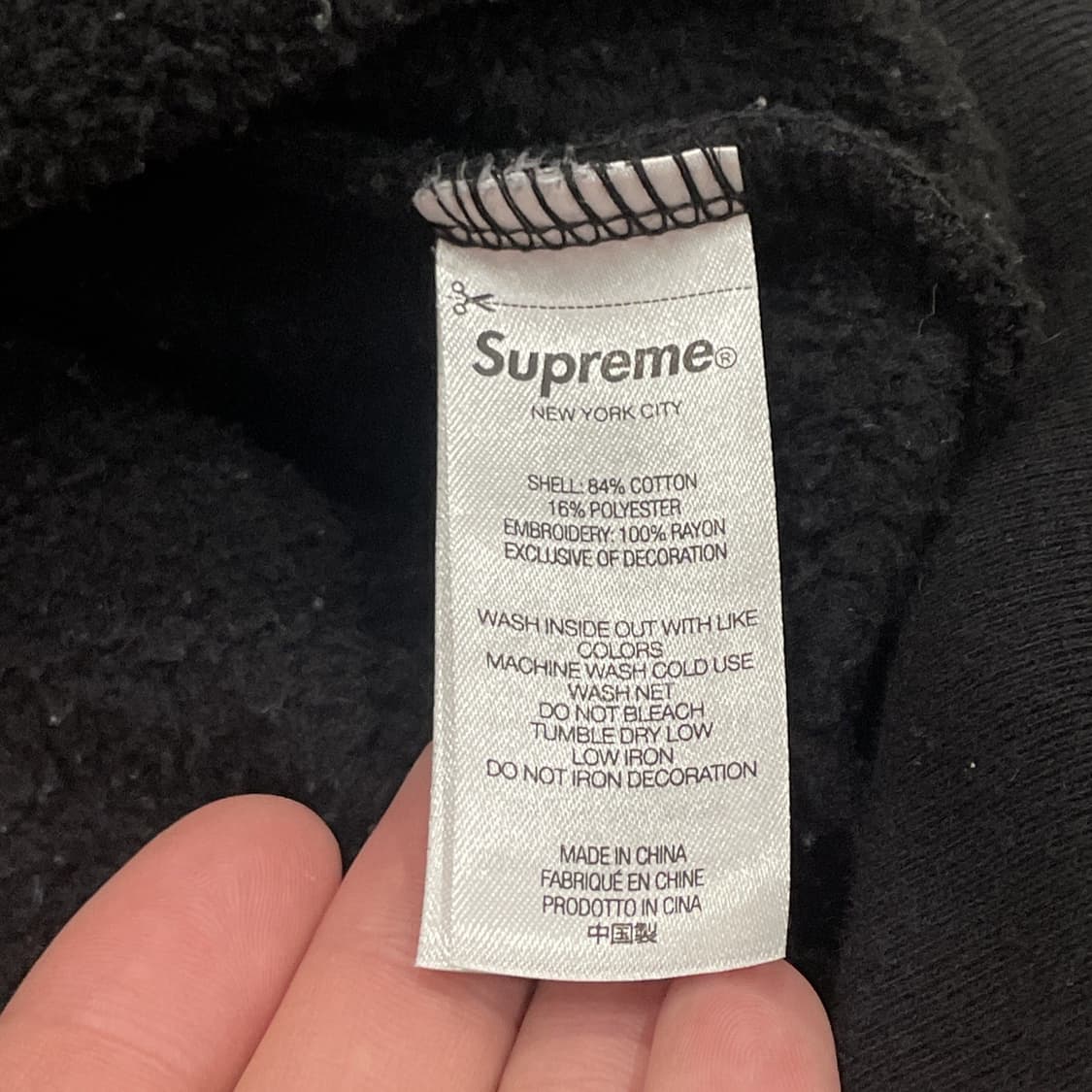 22FW 슈프림 도우보이 후드집업 블랙 상품이미지6