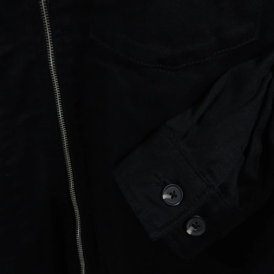 105 ZARA 자라 집업 자켓 블랙 봄가을 상품이미지3