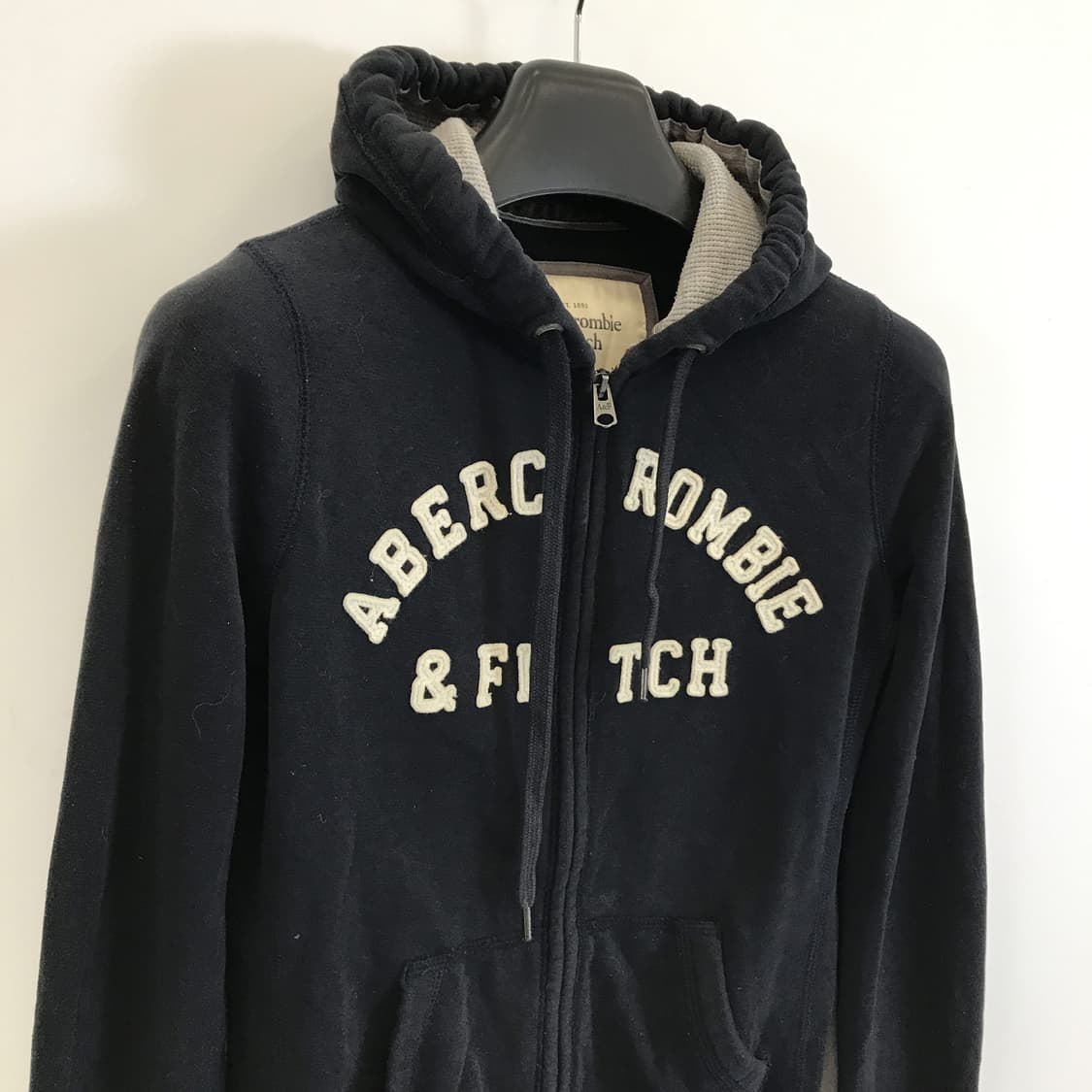 아베크롬비 Y2K 딱붙핏 후드집업 블랙 [S] 상품이미지2