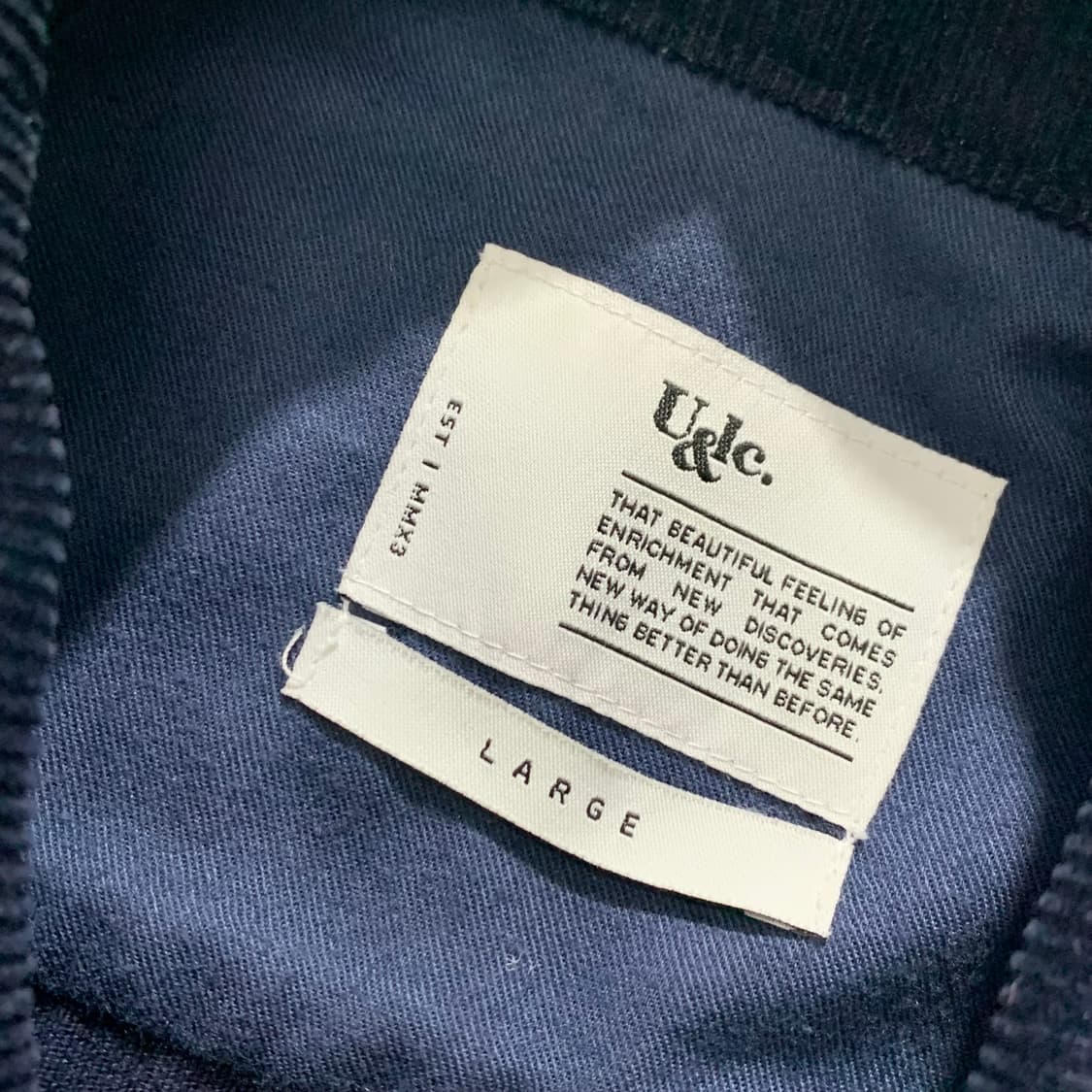 유앤엘씨 코듀로이 트러커 자켓   상품이미지3