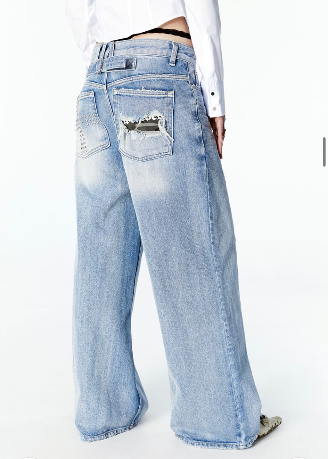 2000아카이브스 SNYDER WIDE DENIM (BLUE) 상품이미지3