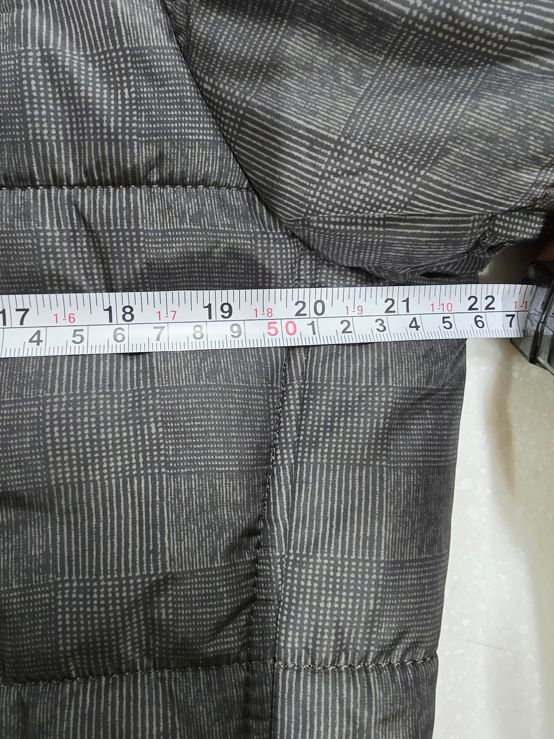 루이까스텔 퀼팅 자켓 그레이체크95 상품이미지6