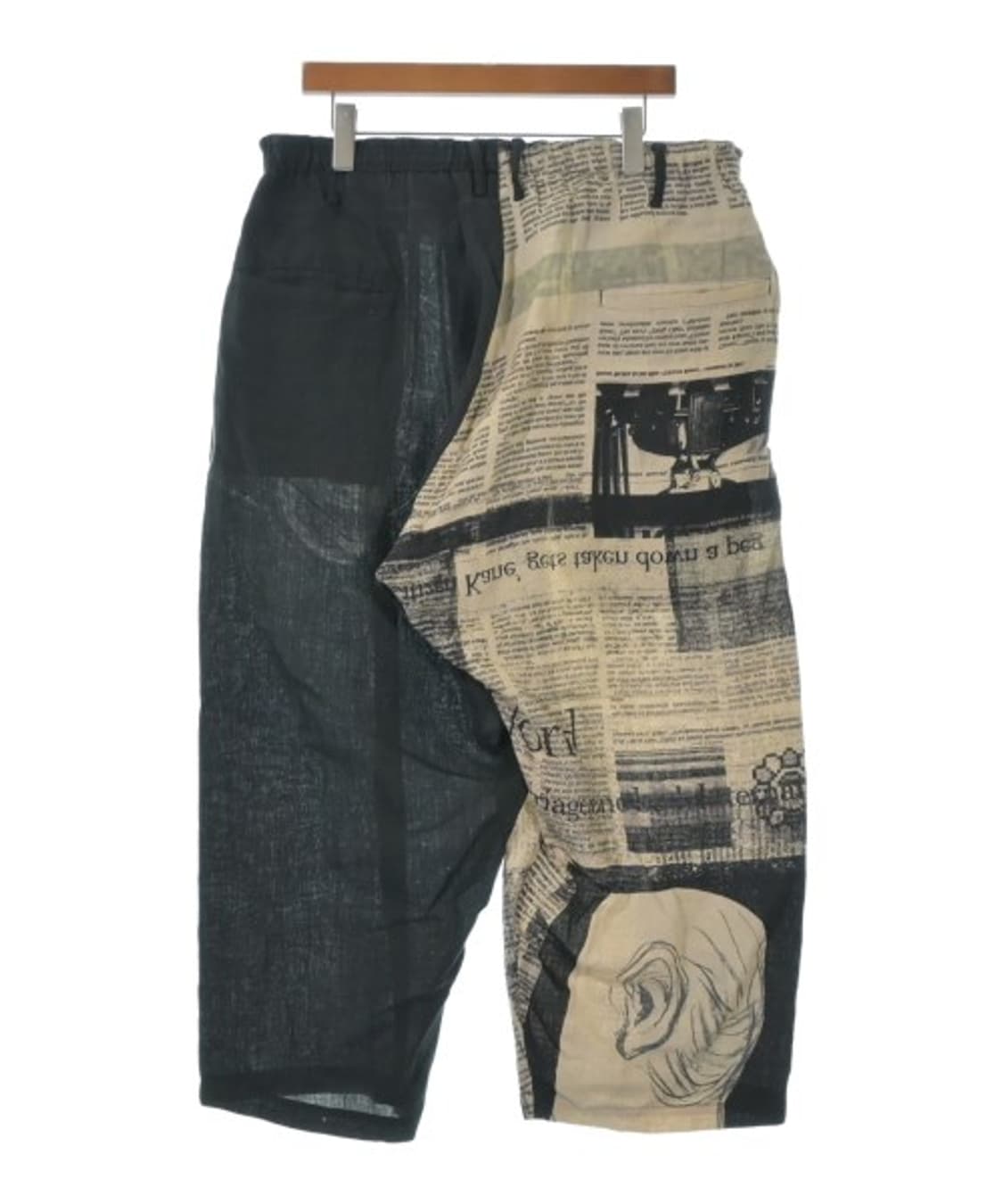 요지야마모토 뿌르옴므 프린팅 린넨팬츠 3size 상품이미지2