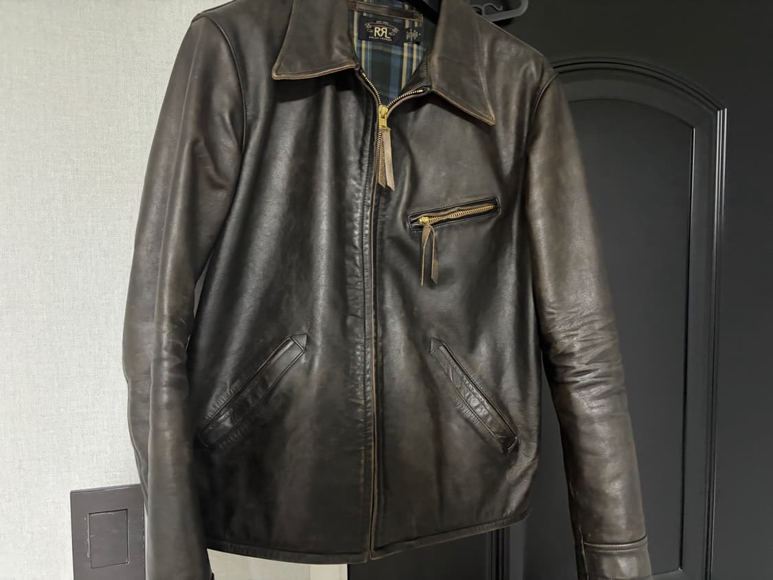 RRL 뉴스보이 레더자켓 상품이미지1