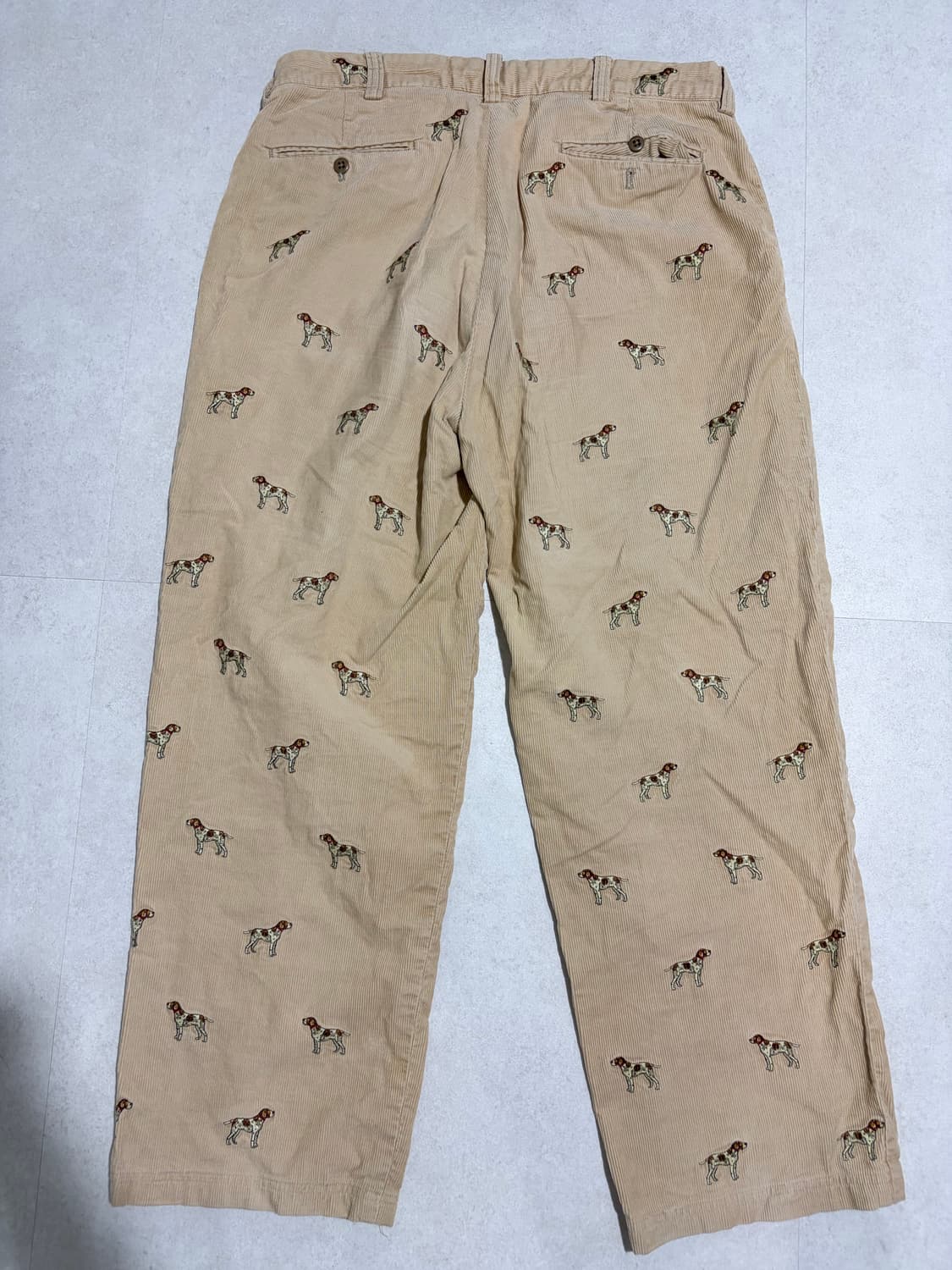 폴로 00s 해외판 코듀로이 강아지 자수팬츠 34 상품이미지4