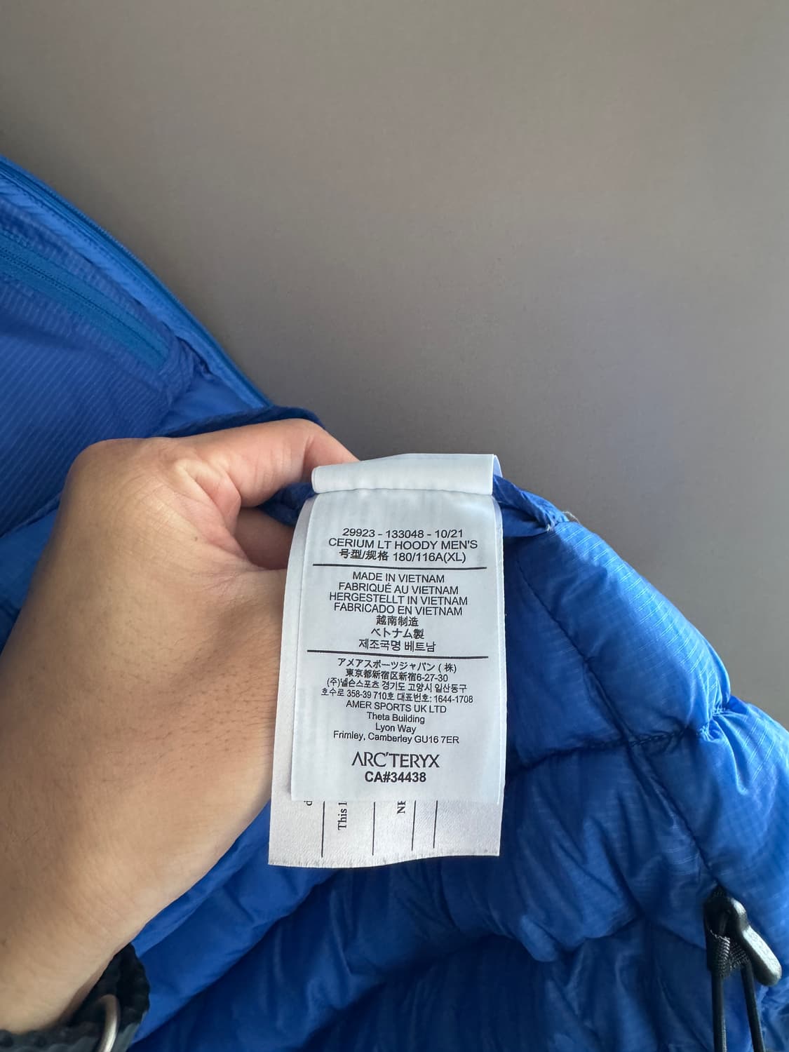 [XL] 아크테릭스 세륨 후디 새상품급 상품이미지5