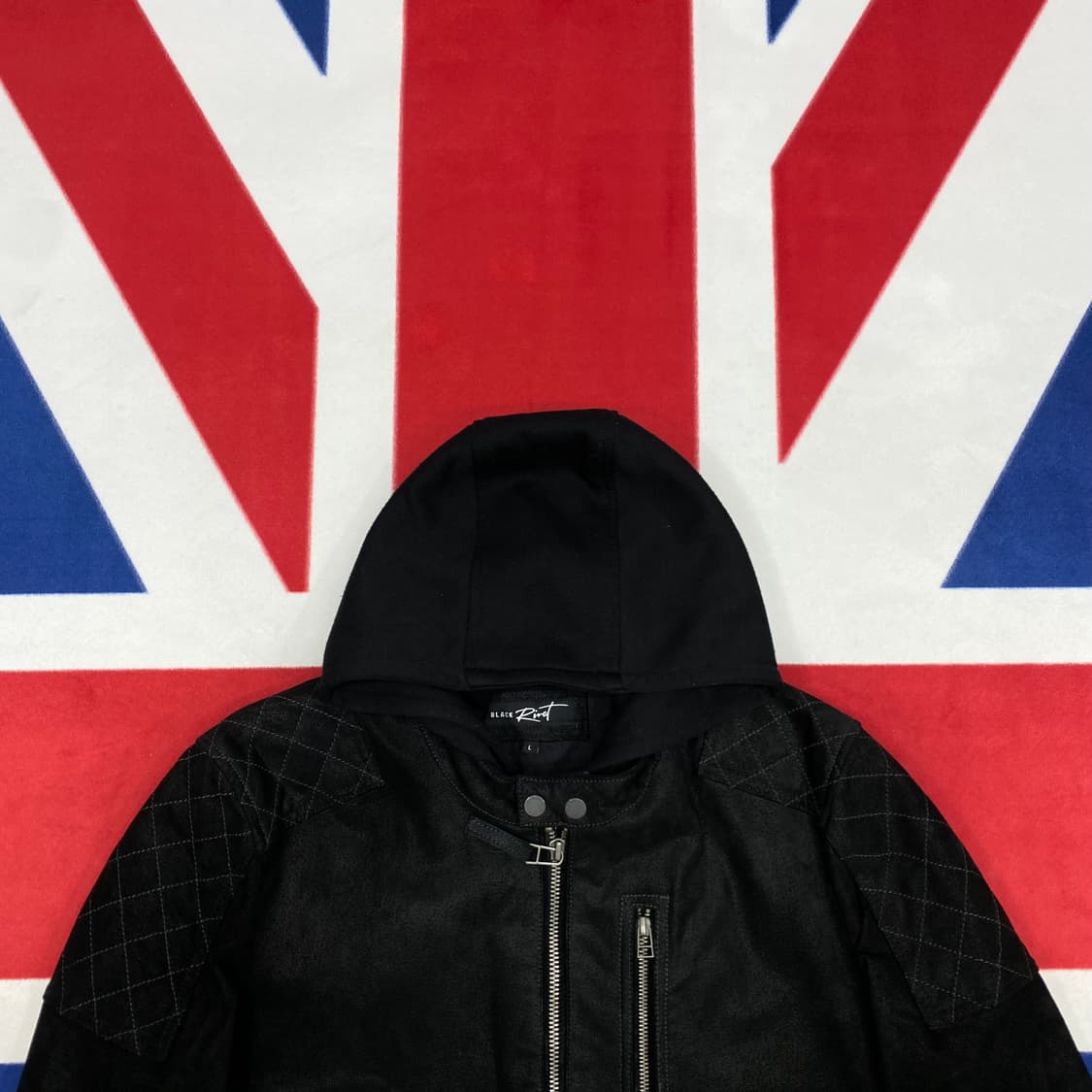 빈티지 레이어드 레더자켓 L  상품이미지3