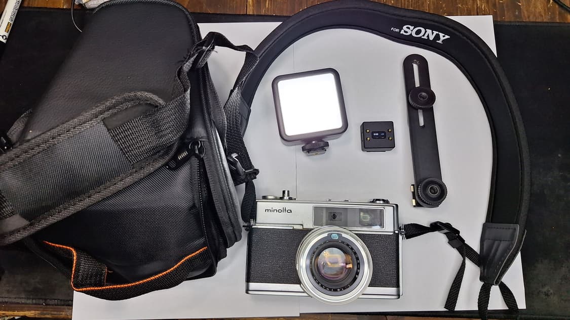 미놀타 Hi-Matic 7 하이매틱 필름카메라 풀세트/외장 노출계,가방  상품이미지1