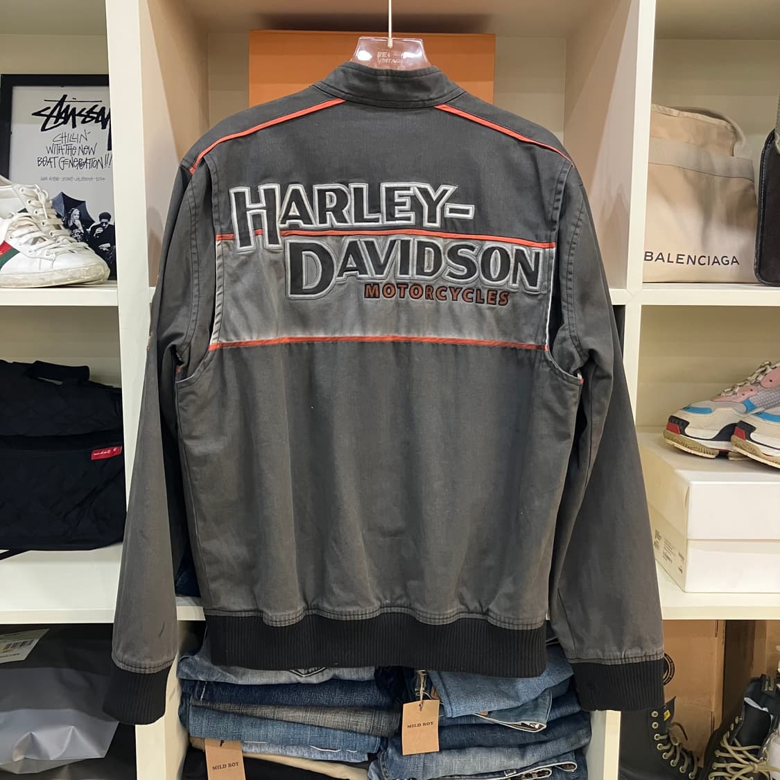 할리데이비슨 모터사이클 코튼 레이싱 자켓 S 상품이미지3