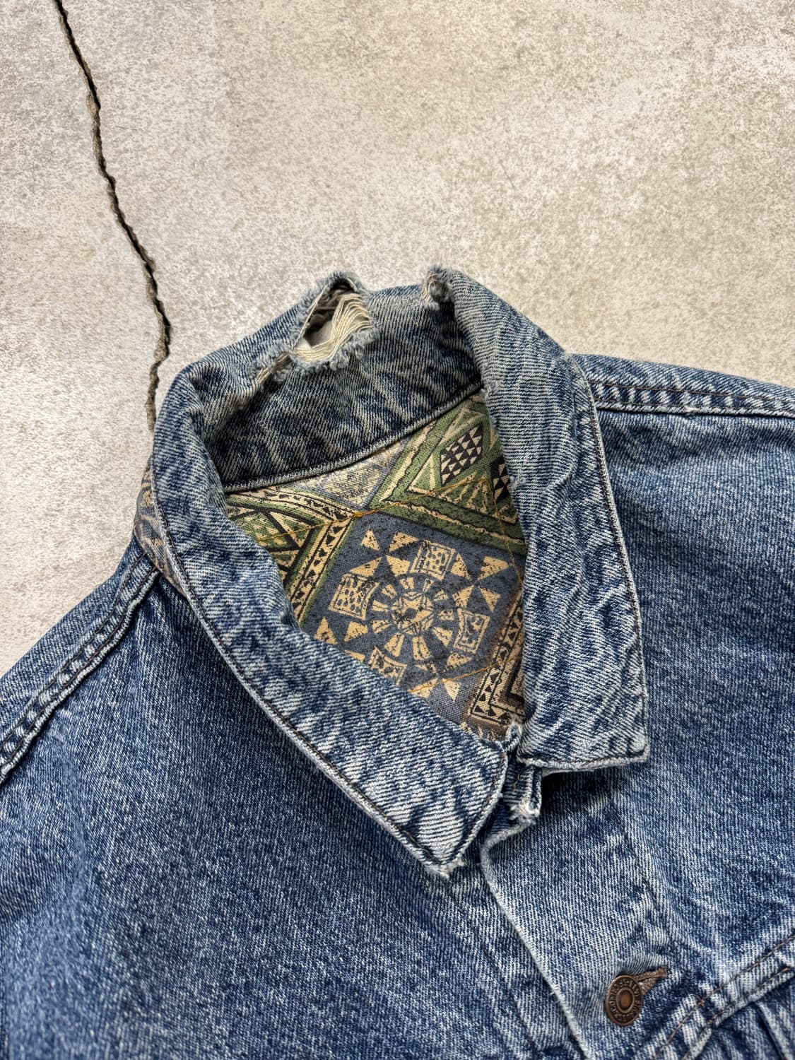 90s 리바이스 플란넬 라이닝 트러커 자켓 상품이미지4