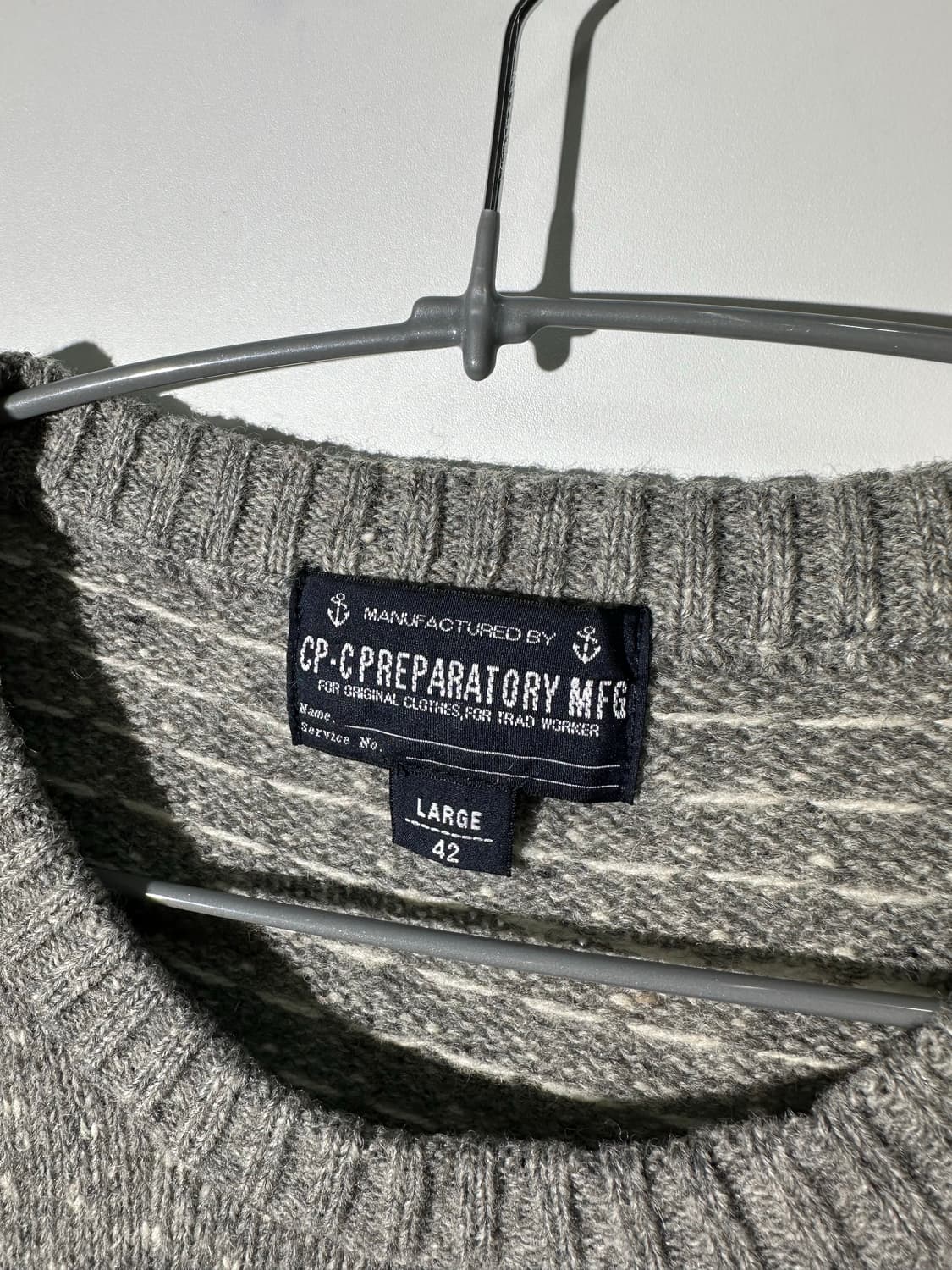 cp creparatory mfg 울 니트 상품이미지7