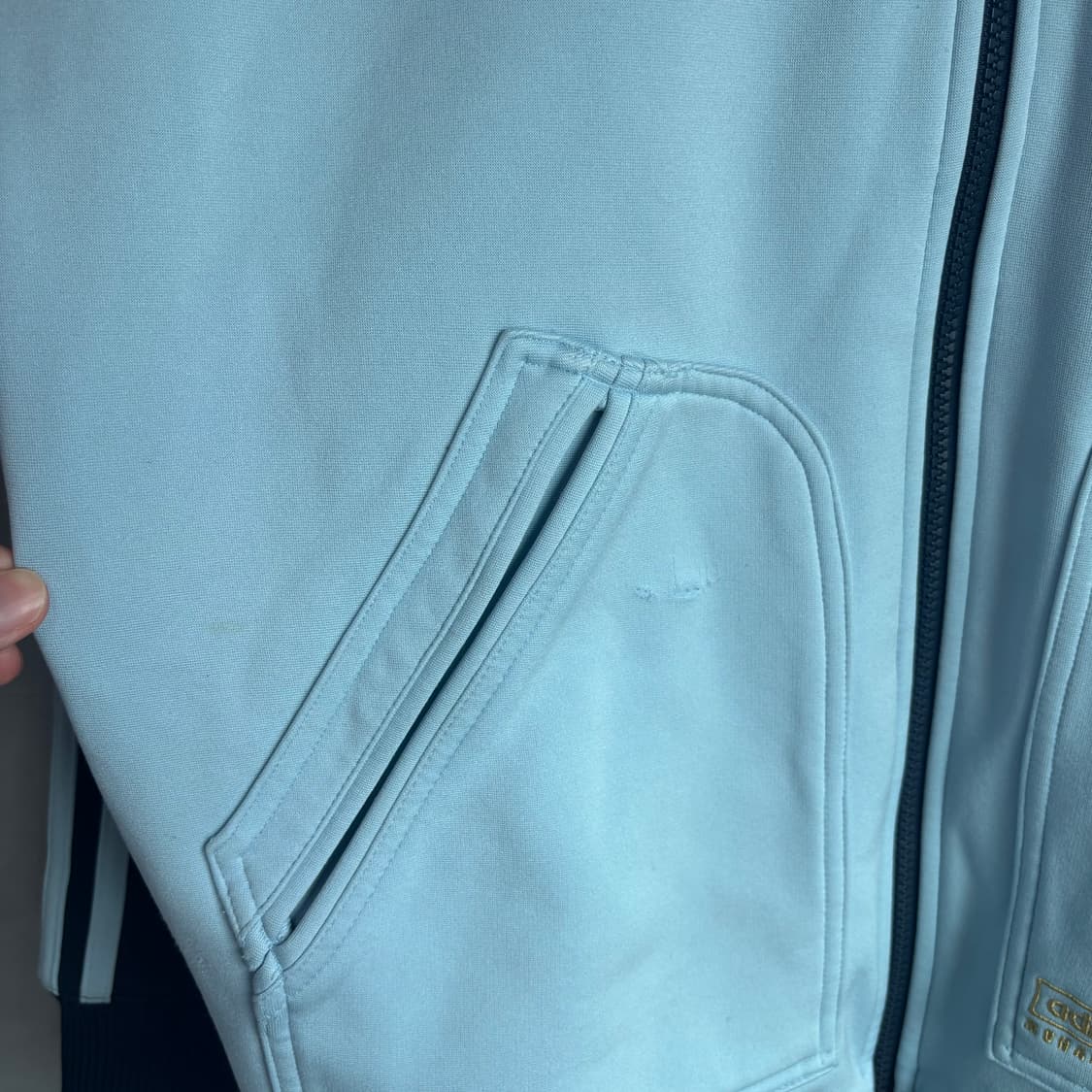 아디다스 무하마드 알리 져지 트랙탑 소라 네이비 상품이미지4