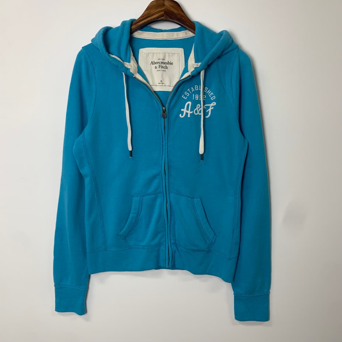 아베크롬비 y2k 와투케 스카이블루 후드집업  상품이미지2